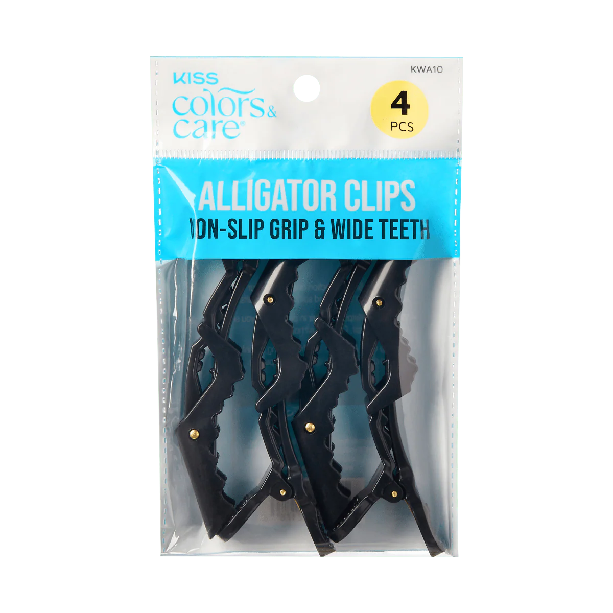 KISS Colors & Care Alligator Clips – 4 Ct.