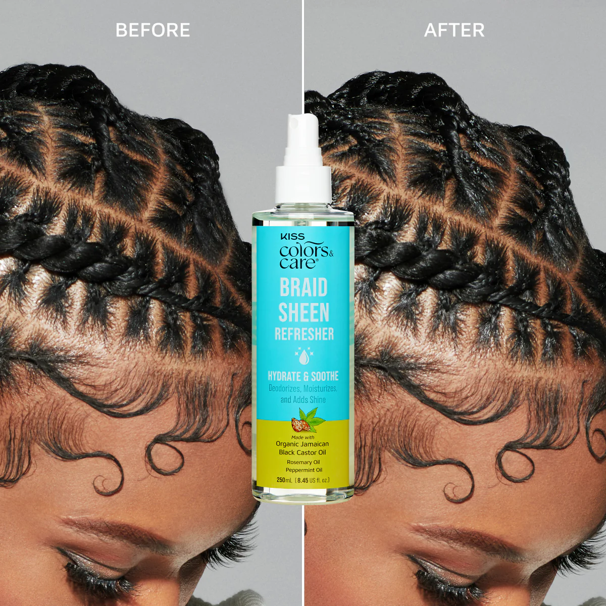 KISS Colors & Care Braid Sheen Refresher - 8.45 fl. oz. - Image 5