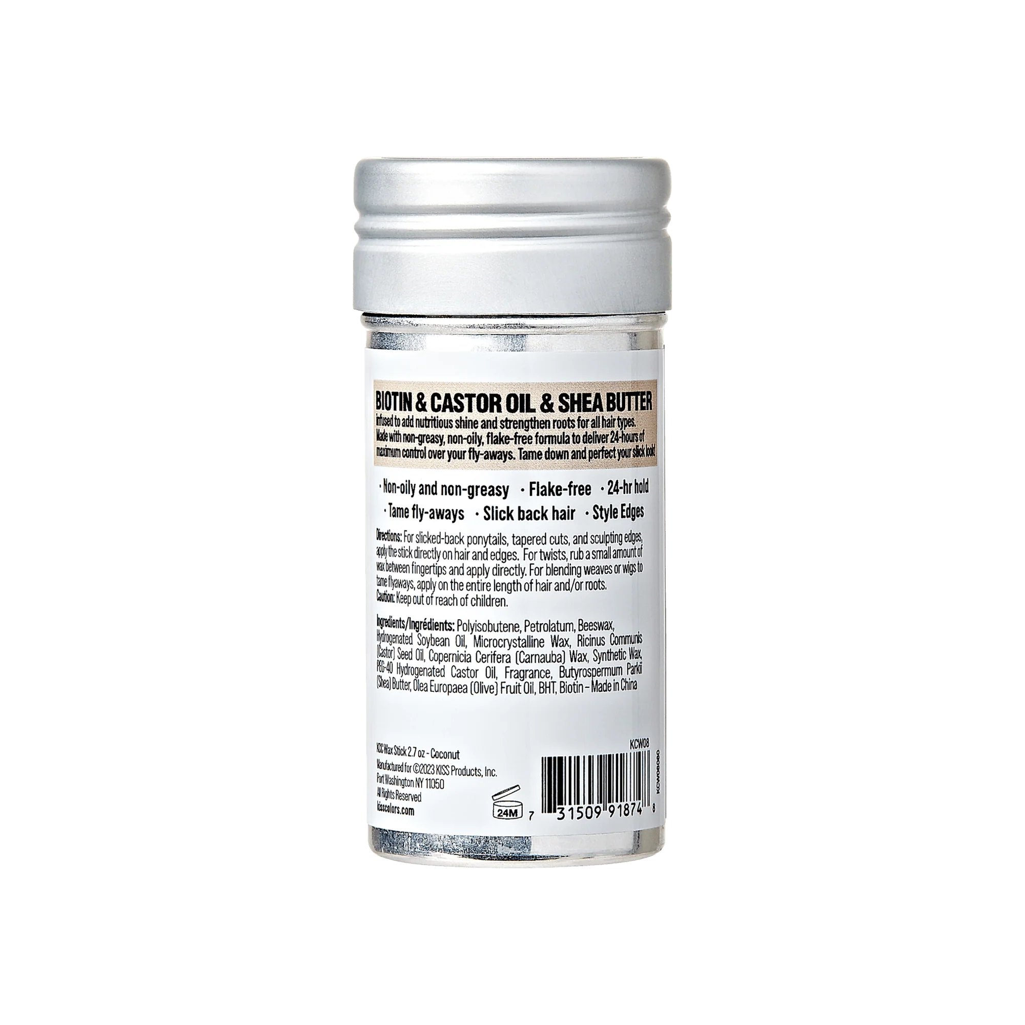 KISS Colors & Care Edge Fixer Wax Stick – Coconut - Image 5