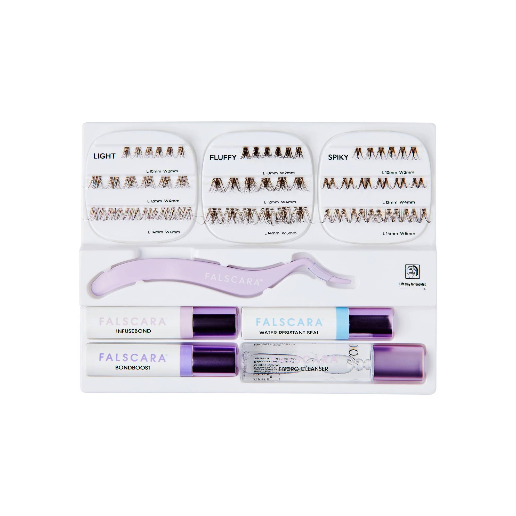 FALSCARA Studio Lash Extension Kit - Dark Chocolate - 54 Wisps - Image 3