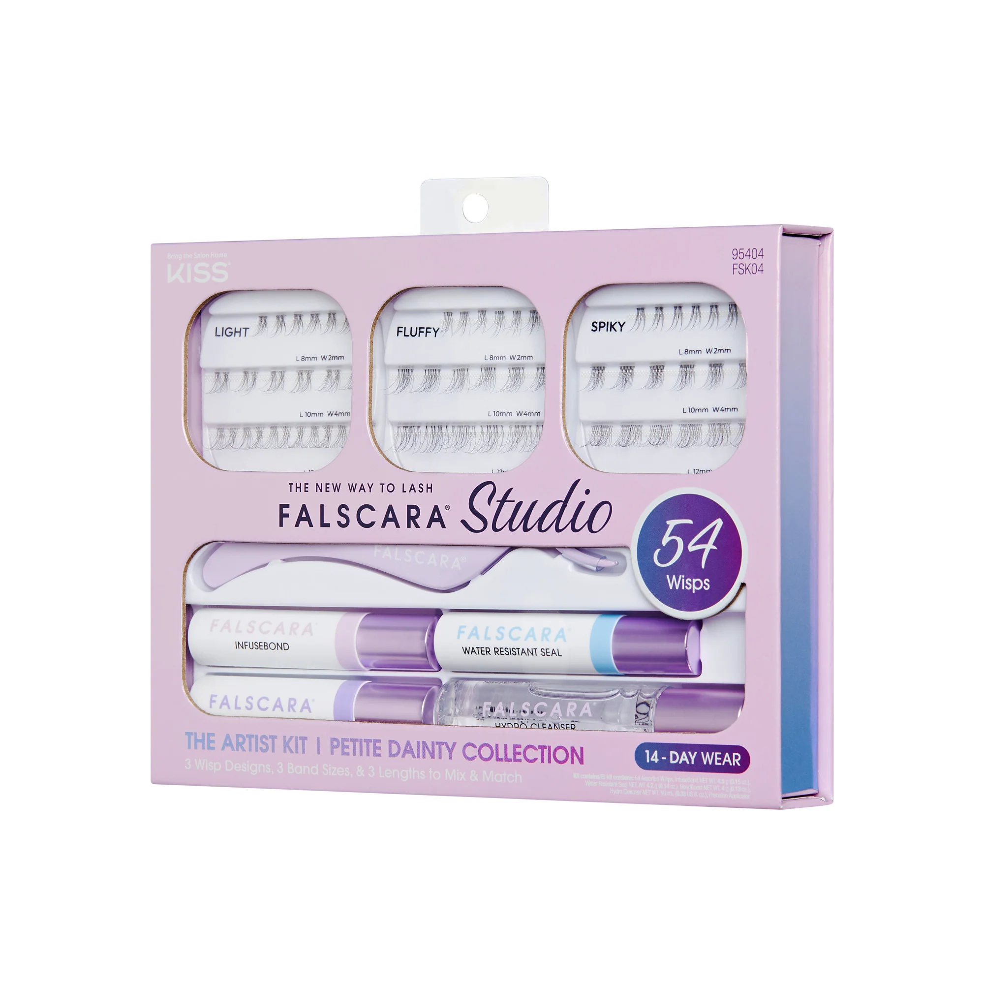 FALSCARA Studio Lash Extension Kit - Petite Dainty - 54 Wisps