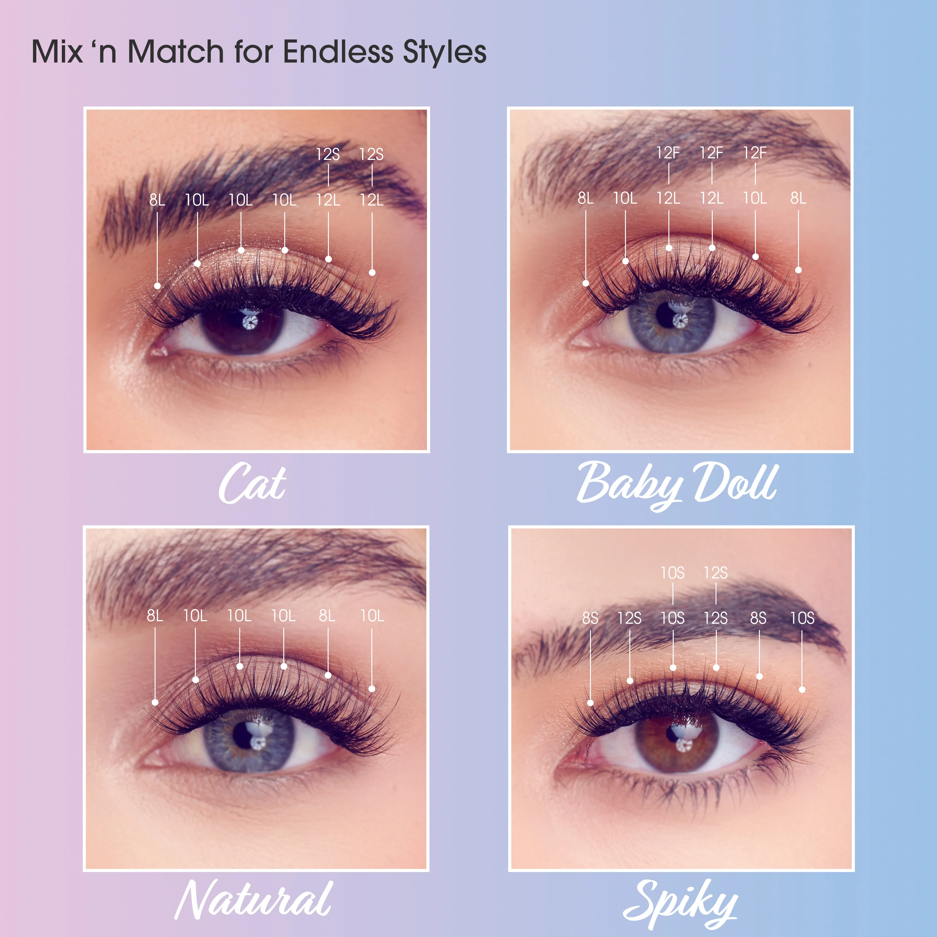 FALSCARA Studio Lash Extension Kit - Xtra - 54 Wisps - Image 10