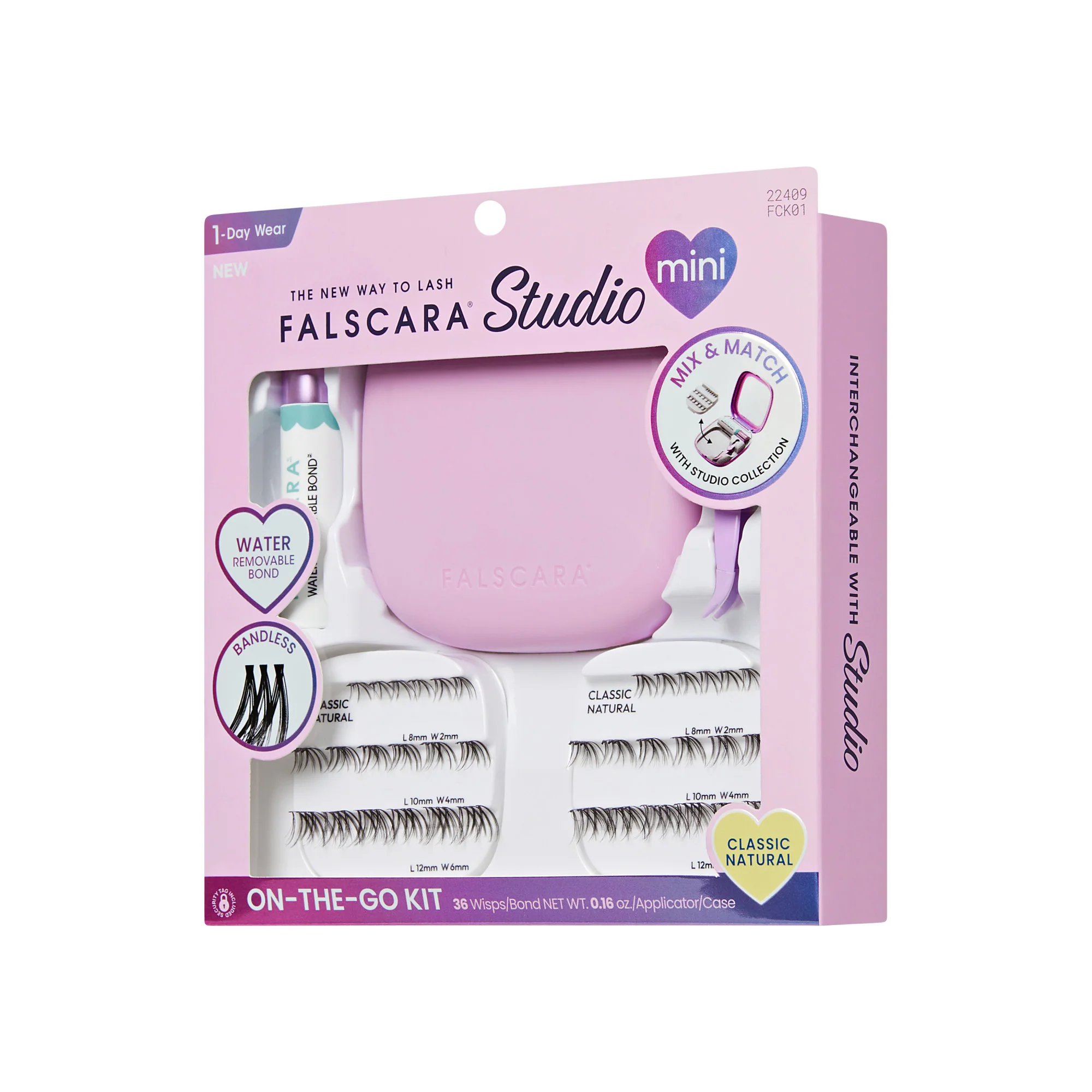 FALSCARA Studio Mini On-The-Go Kit – Classic Natural - 36 Wisps