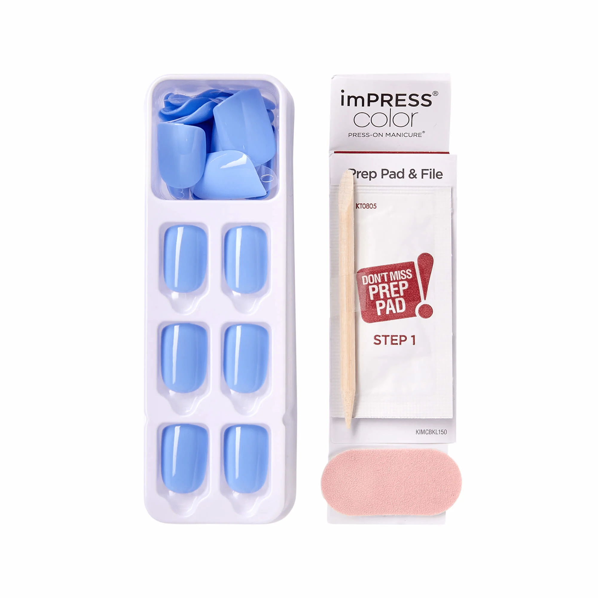 imPRESS Color Press On Nails - Baby why so Blue - Image 3