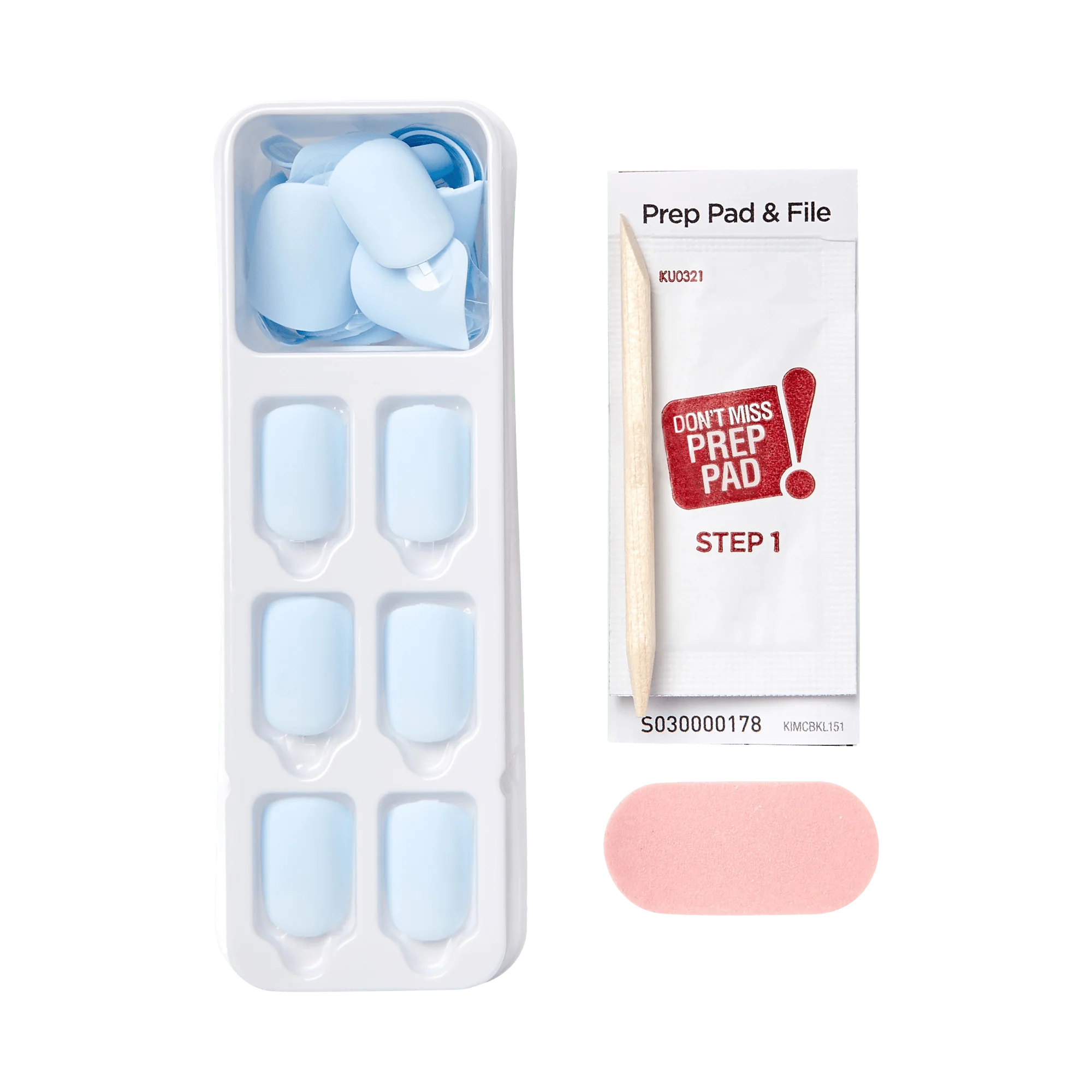 imPRESS Color Press On Nails - Blue Sky - Image 5