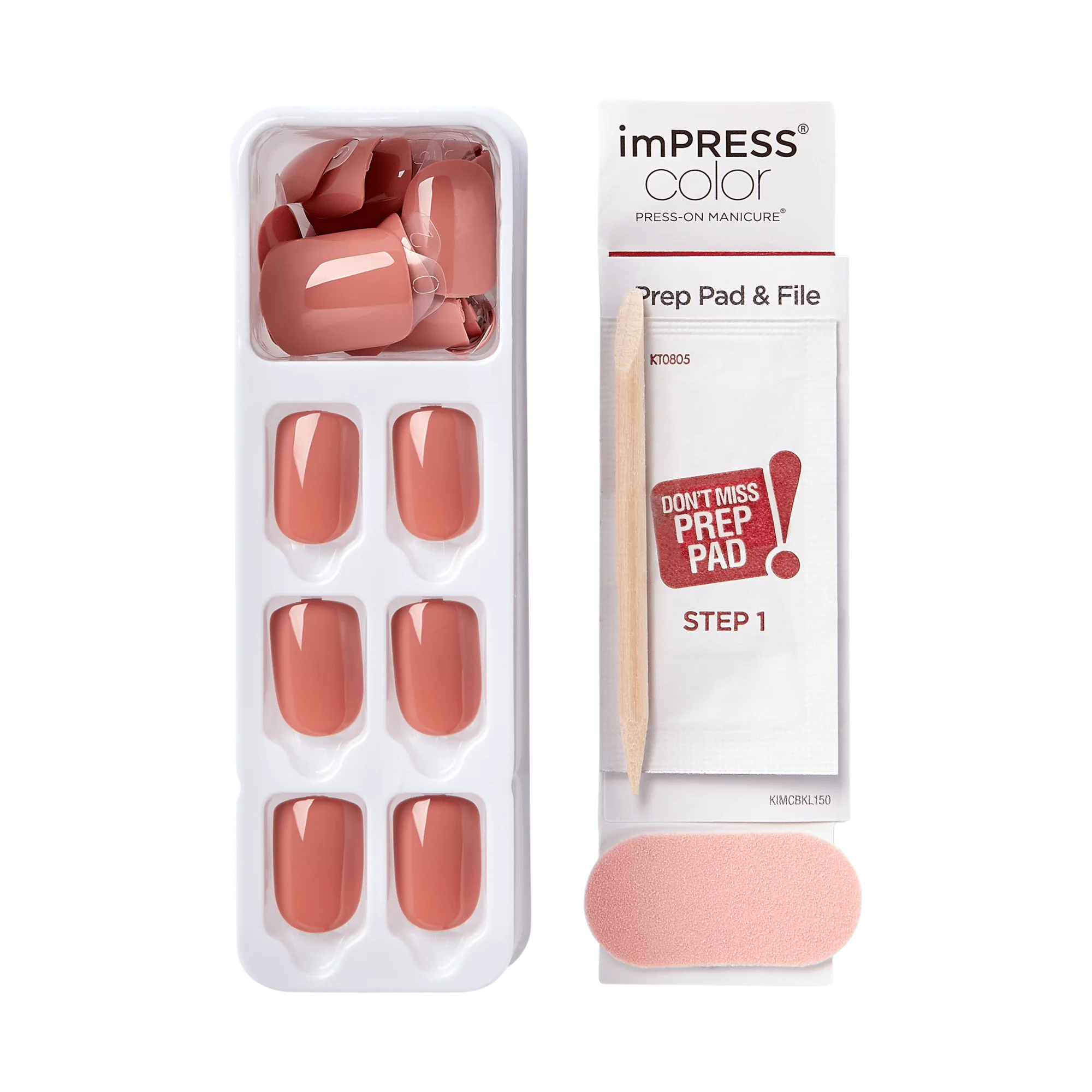 imPRESS Color Press-On Manicure - Caramel - Image 3