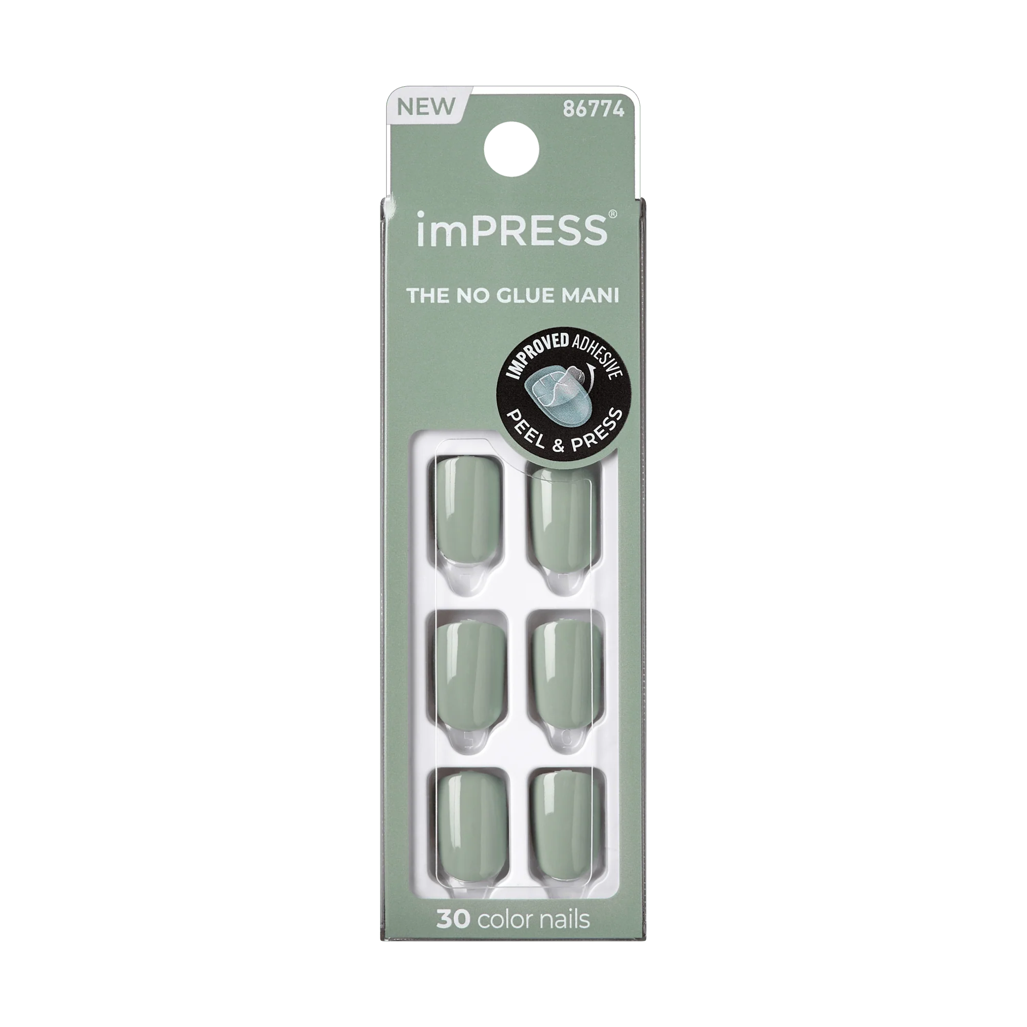 imPRESS Color Press On Nails - Going Green - Image 6