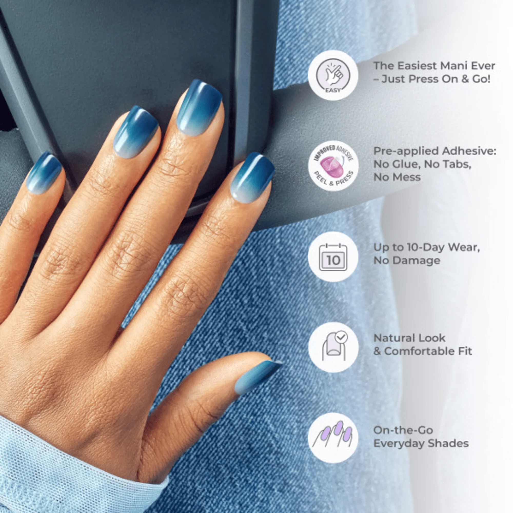 imPRESS Color Press On Nails - Going Green - Image 8