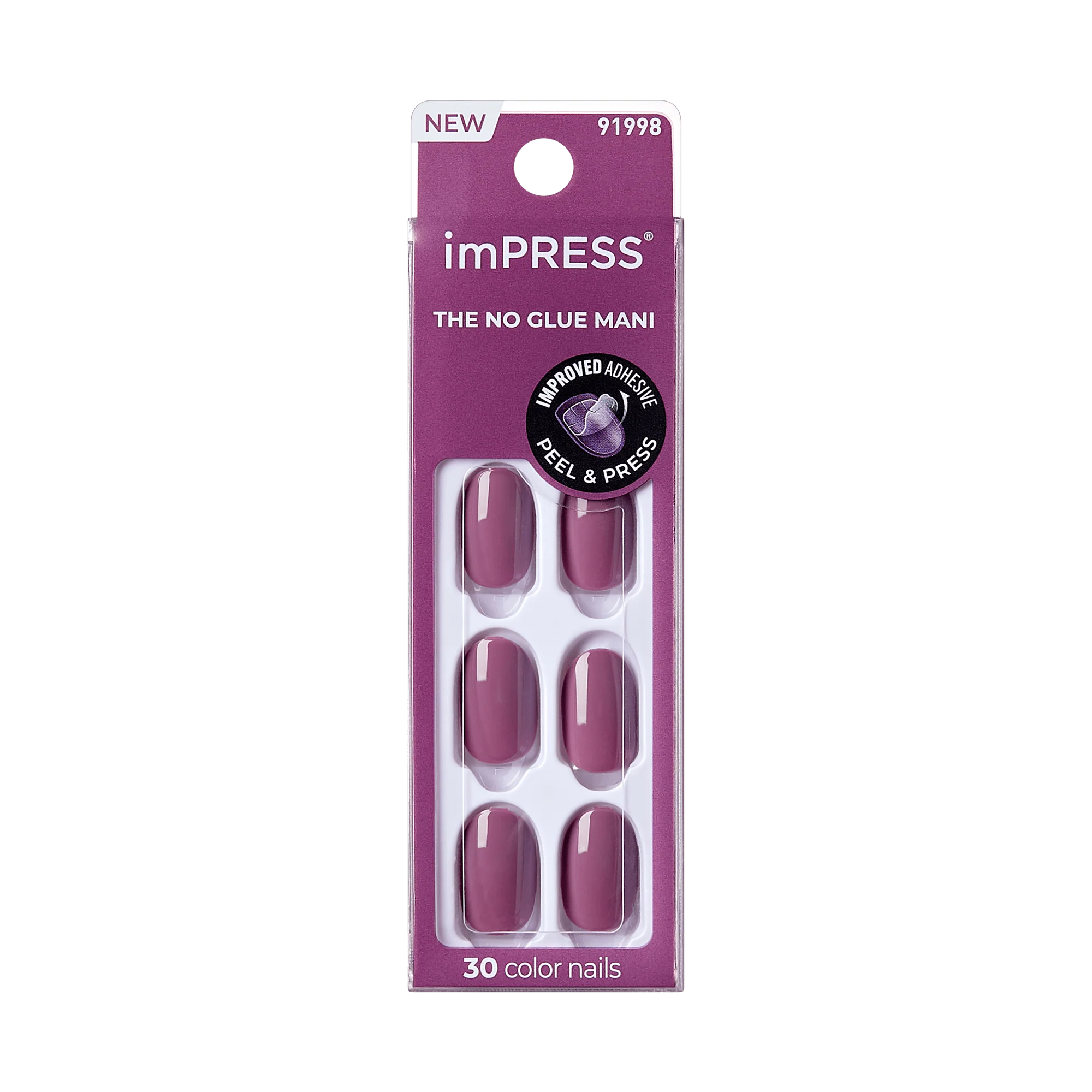 imPRESS Color Press On Nails - Purple Veil - Image 6