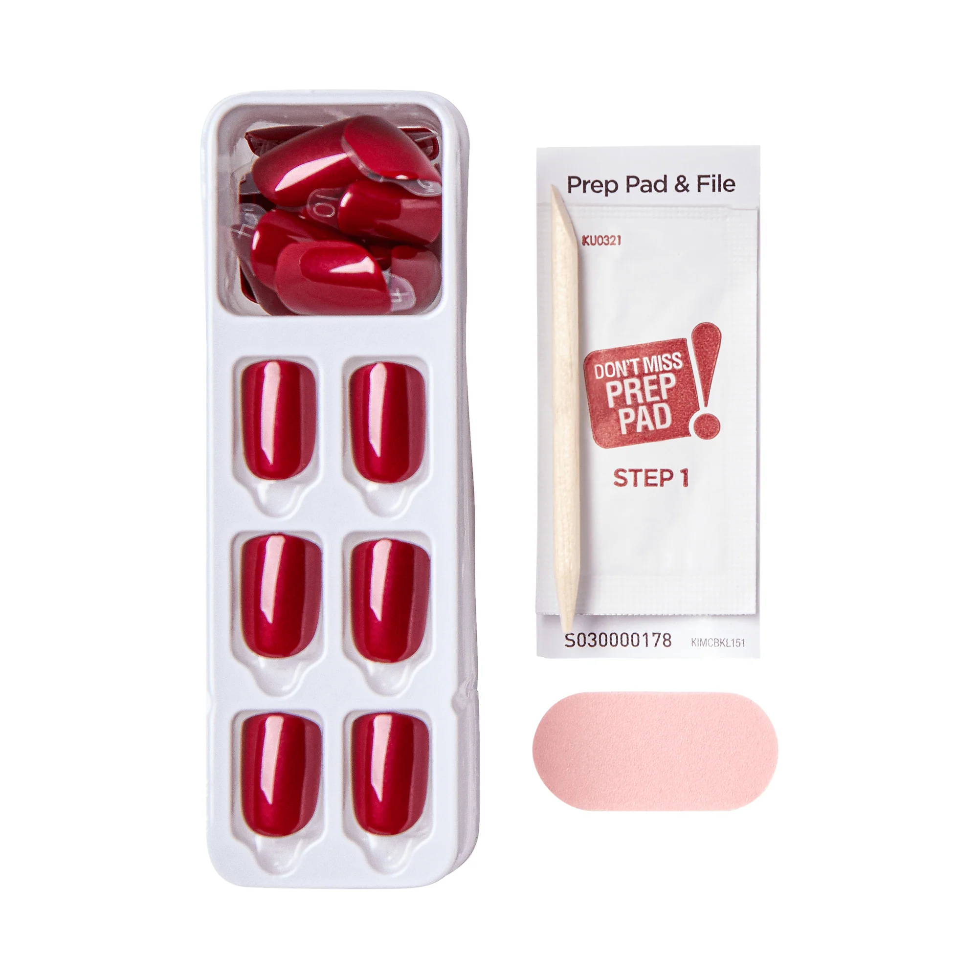 imPRESS Color Press On Nails - Red Velvet - Image 5