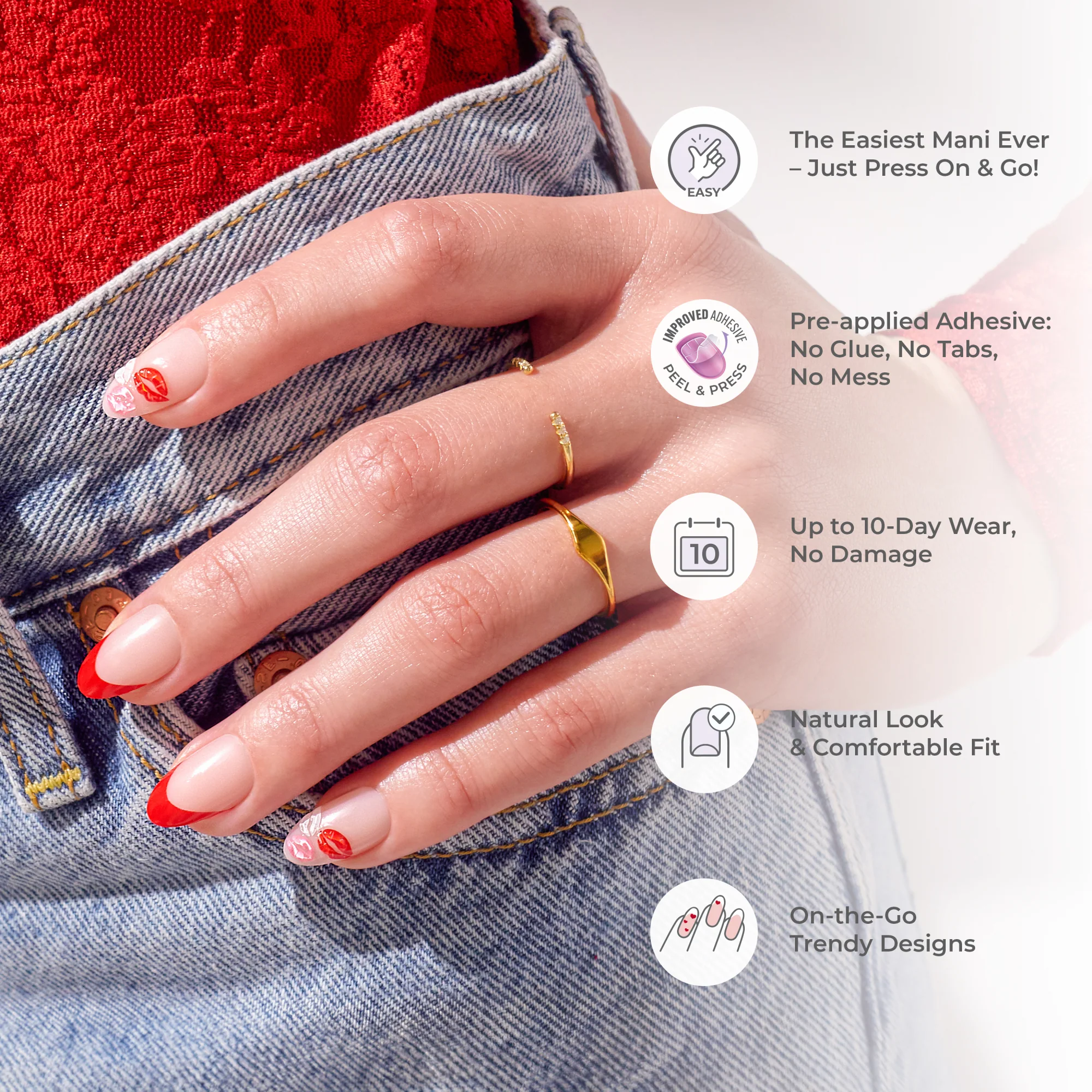 imPRESS Design Press On Nails - Lover - Image 9