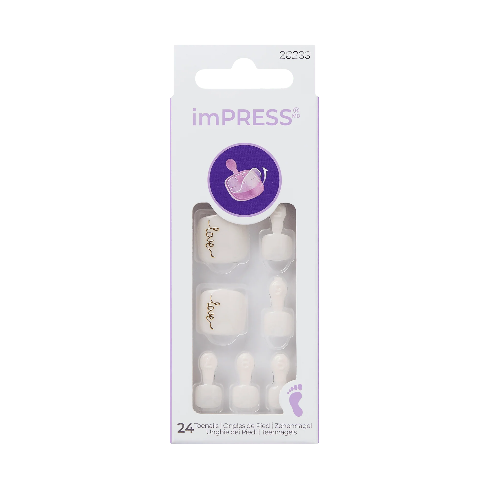 imPRESS Design Press On Pedicure - Beach Happy - Image 5