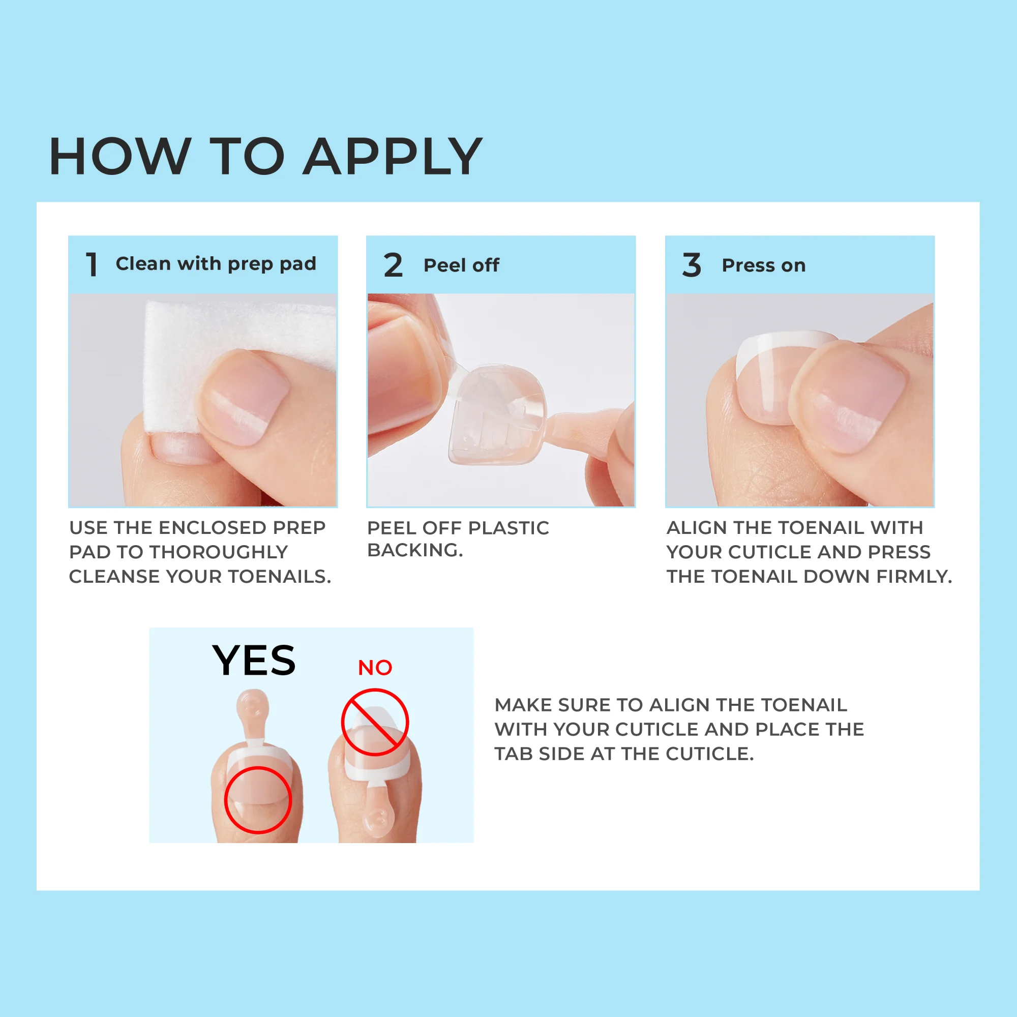 imPRESS Design Press On Pedicure - Blanc Chic - Image 6