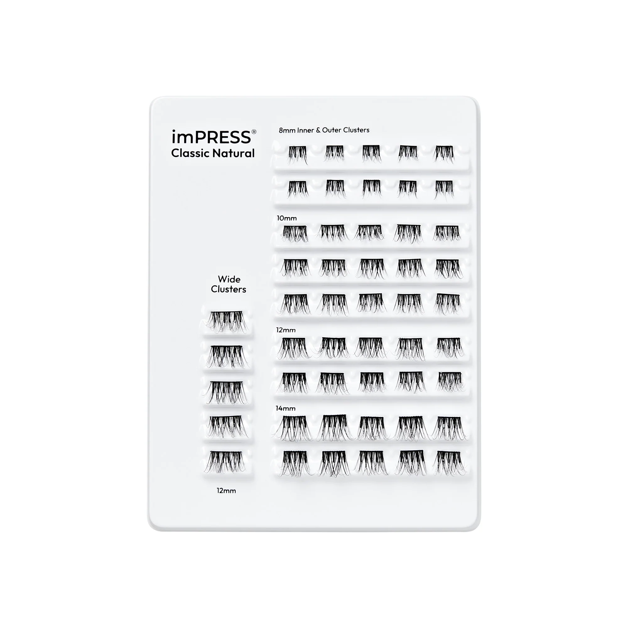 imPRESS Pre-Glued Lash Clusters Multipack - Classic Natural - Image 6