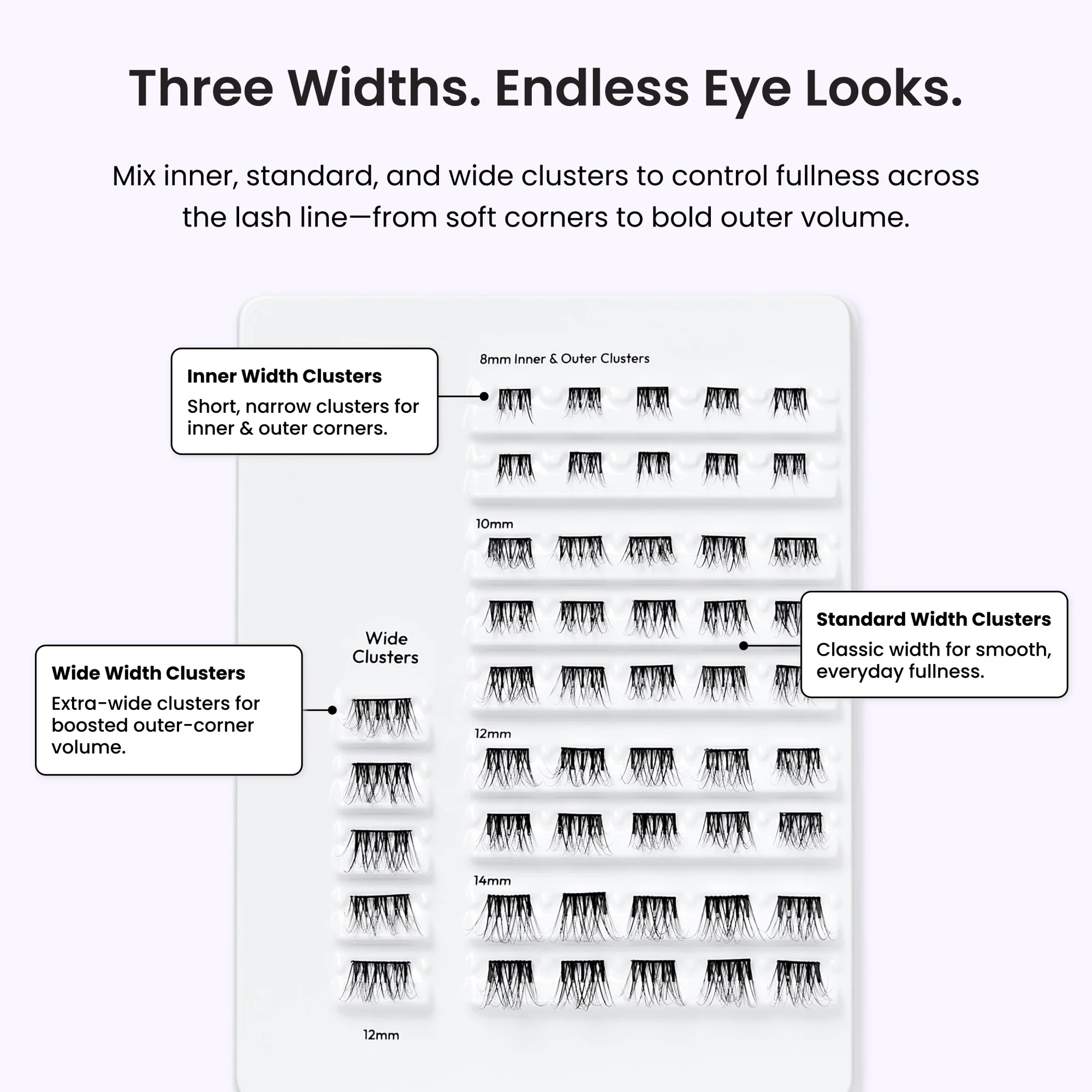 imPRESS Pre-Glued Lash Clusters Multipack - Soft Natural - Image 9