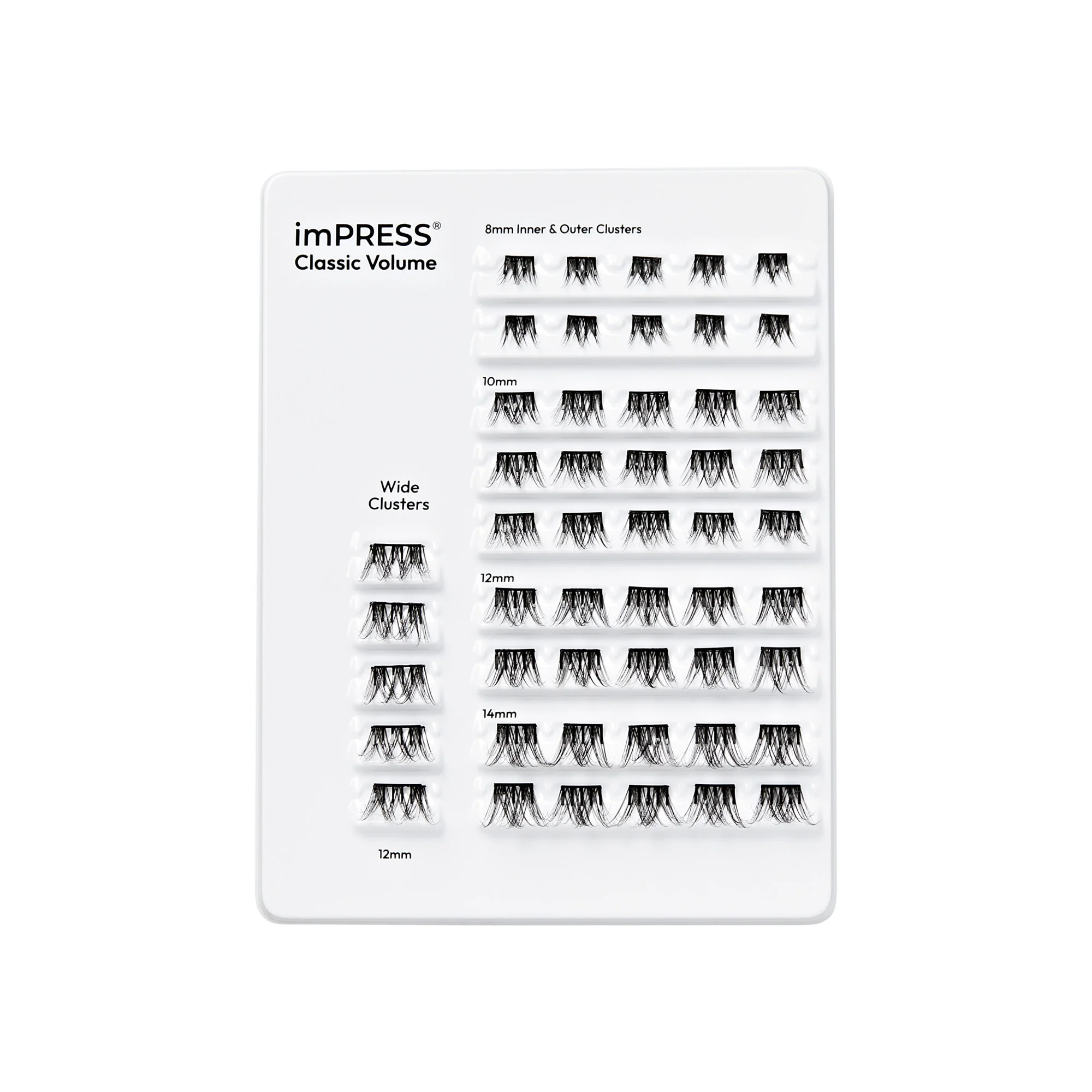 imPRESS Pre-Glued Lash Clusters Multipack - Classic Volume - Image 6