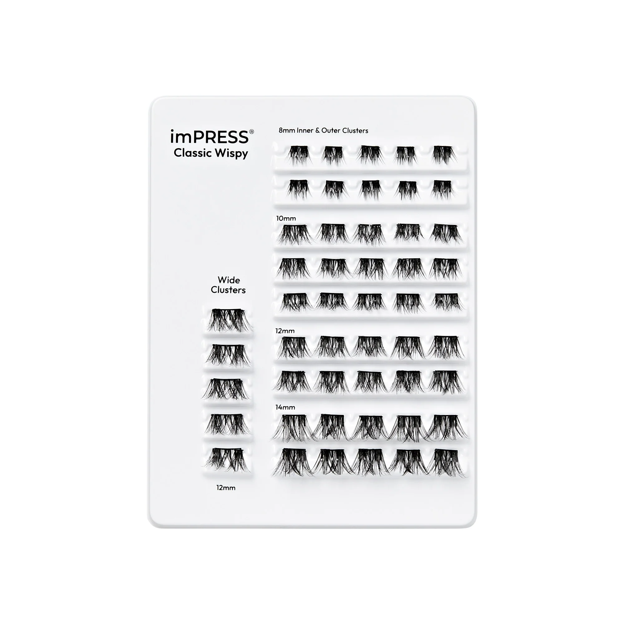 imPRESS Pre-Glued Lash Clusters Multipack - Classic Wispy - Image 5