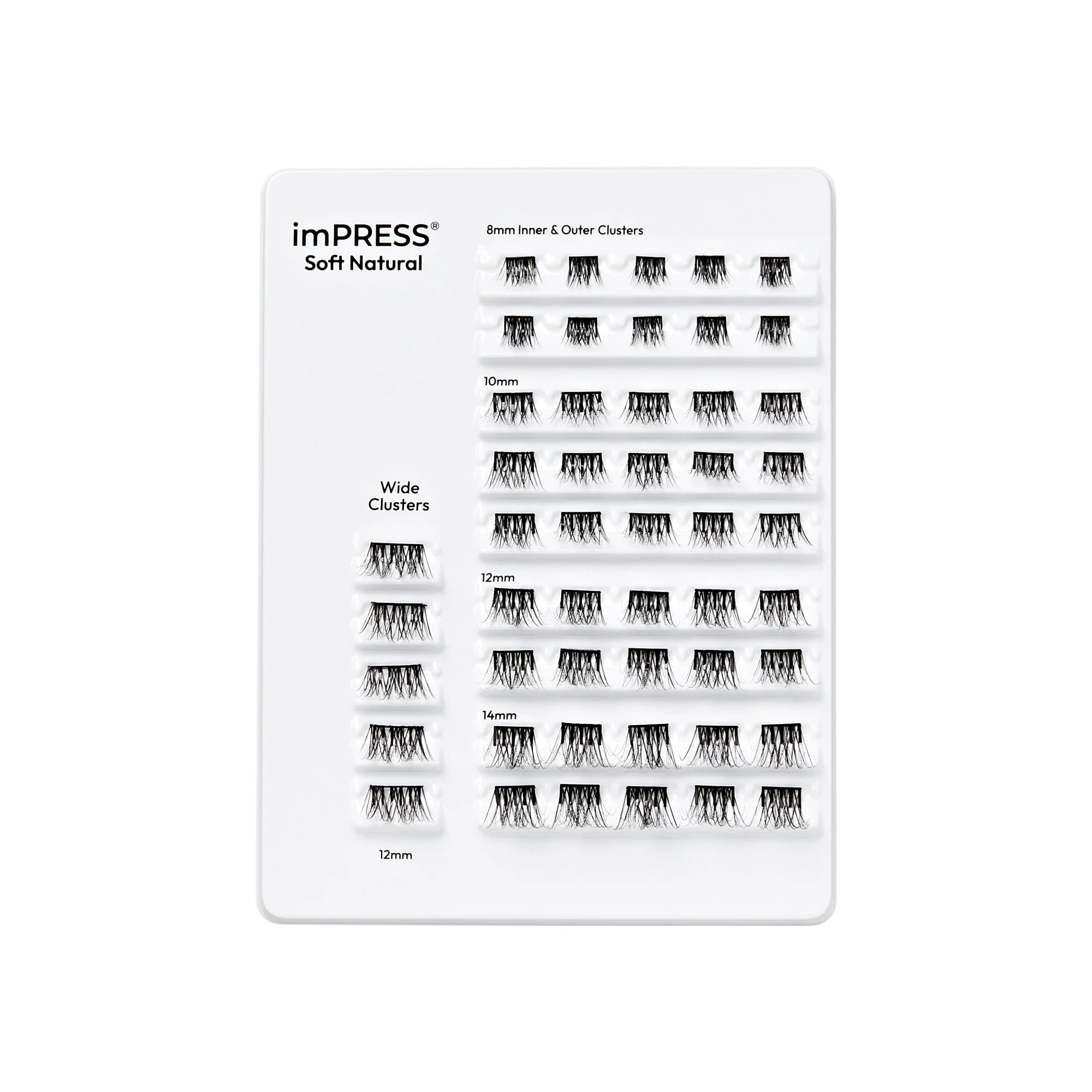 imPRESS Pre-Glued Lash Clusters Multipack - Soft Natural - Image 5