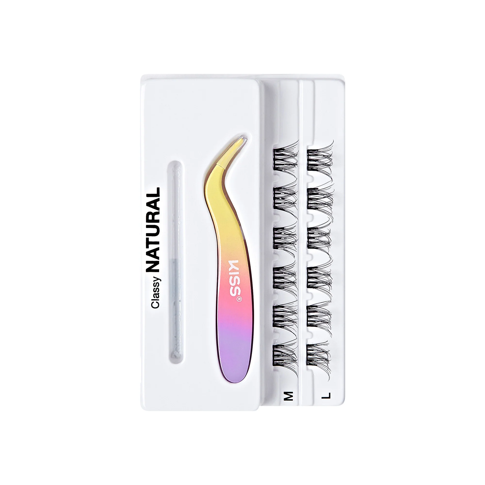 imPRESS Falsies Self Adhesive Eyelashes, 12 Lash Clusters + Applicator - Classy - Image 6