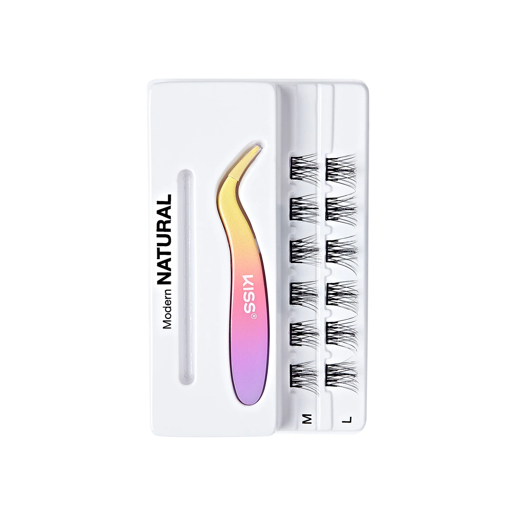 imPRESS Falsies Self Adhesive Eyelashes, 12 Lash Clusters + Applicator - Modern - Image 6