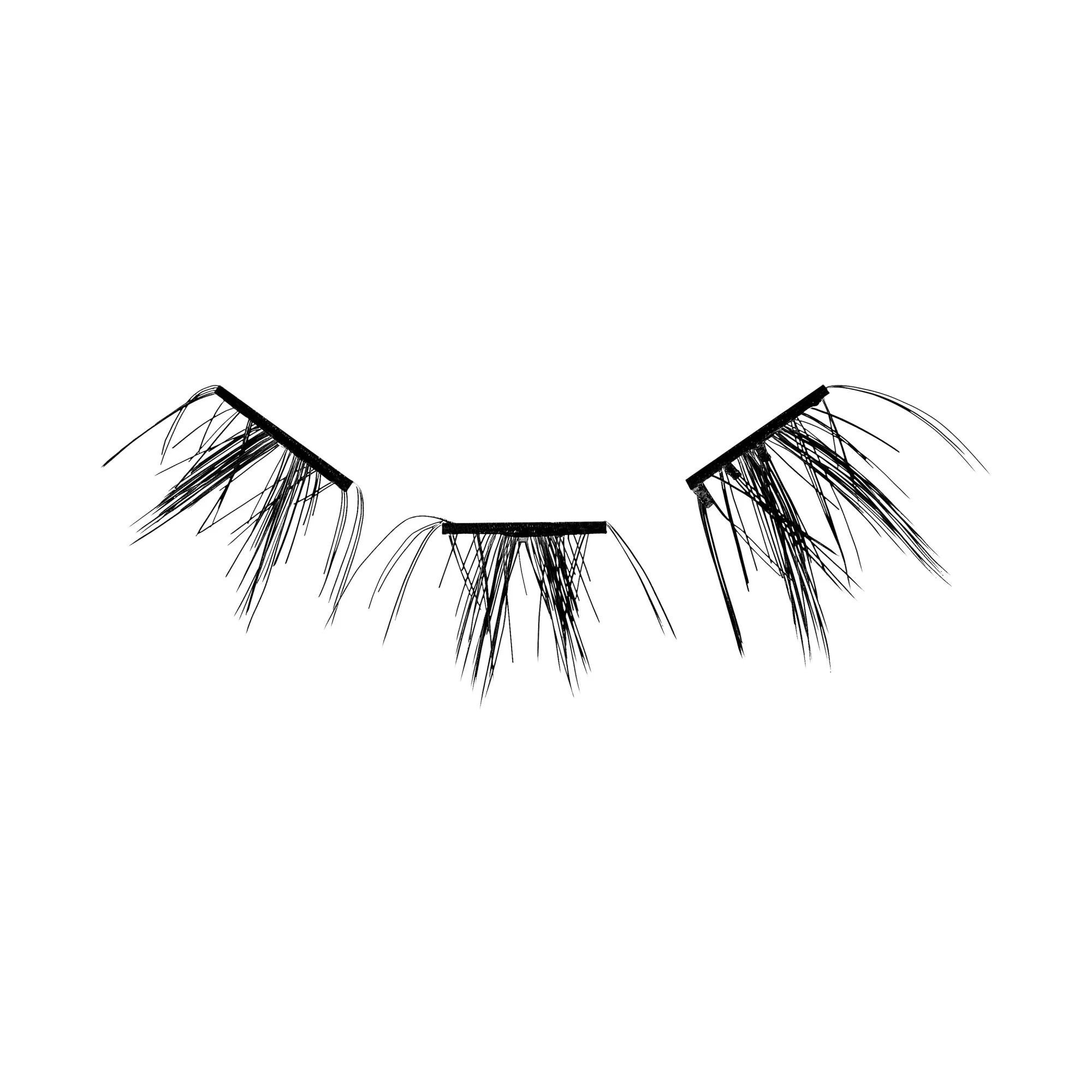 imPRESS Falsies Self Adhesive Eyelashes, 12 Lash Clusters + Applicator - Sassy - Image 7