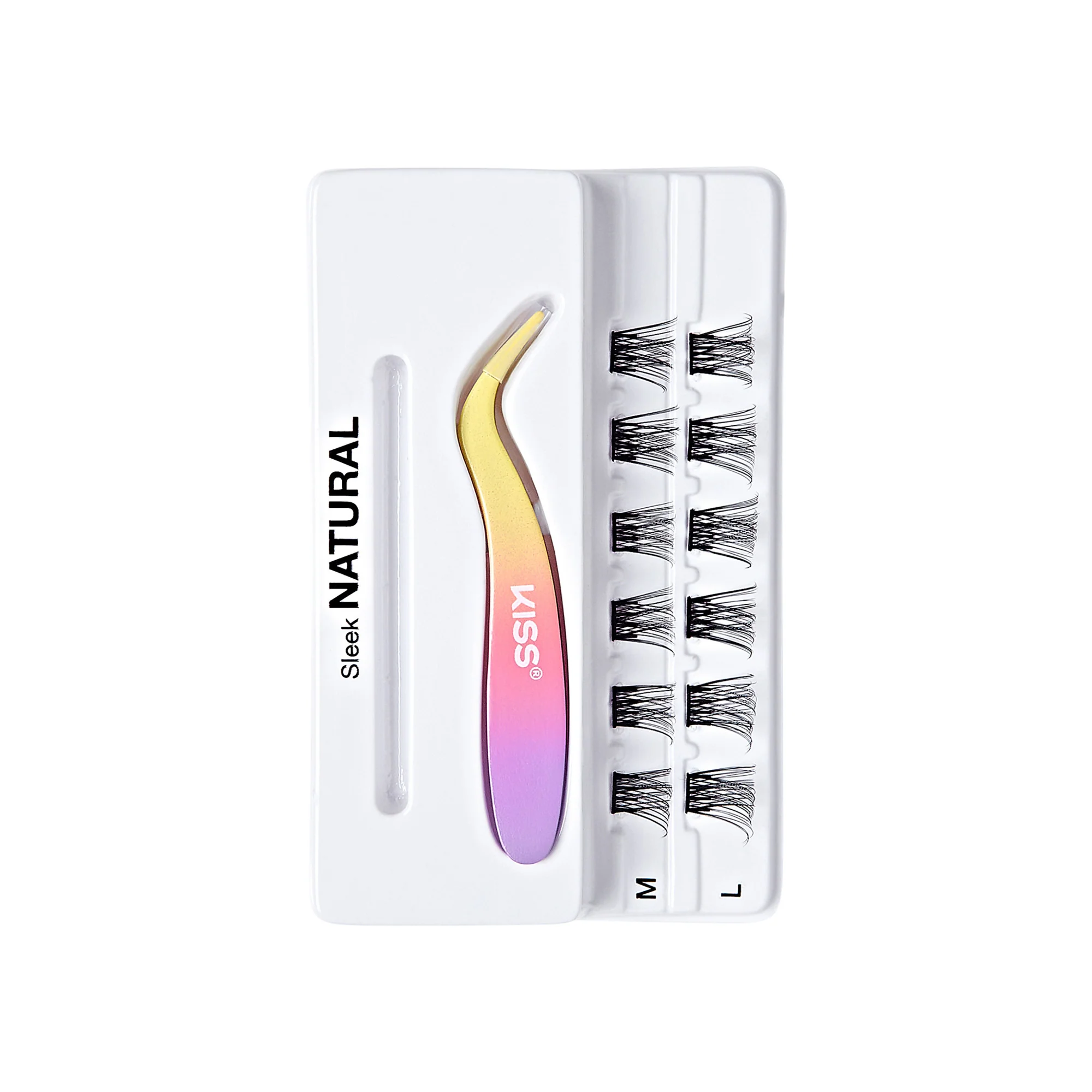 imPRESS Falsies Self Adhesive Eyelashes, 12 Lash Clusters + Applicator – Sleek - Image 6