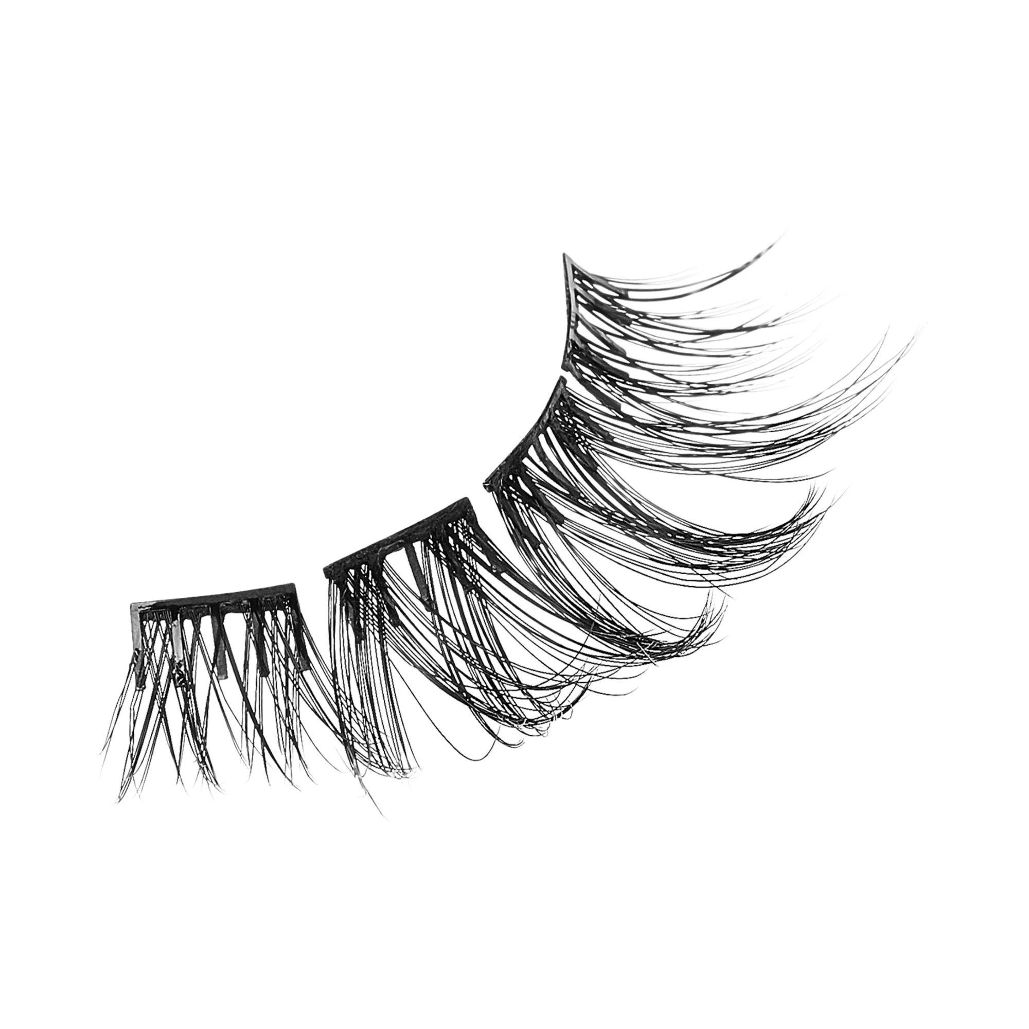 imPRESS Falsies Self Adhesive Eyelashes, 30 Lash Clusters - Voluminous & Curly - Image 5