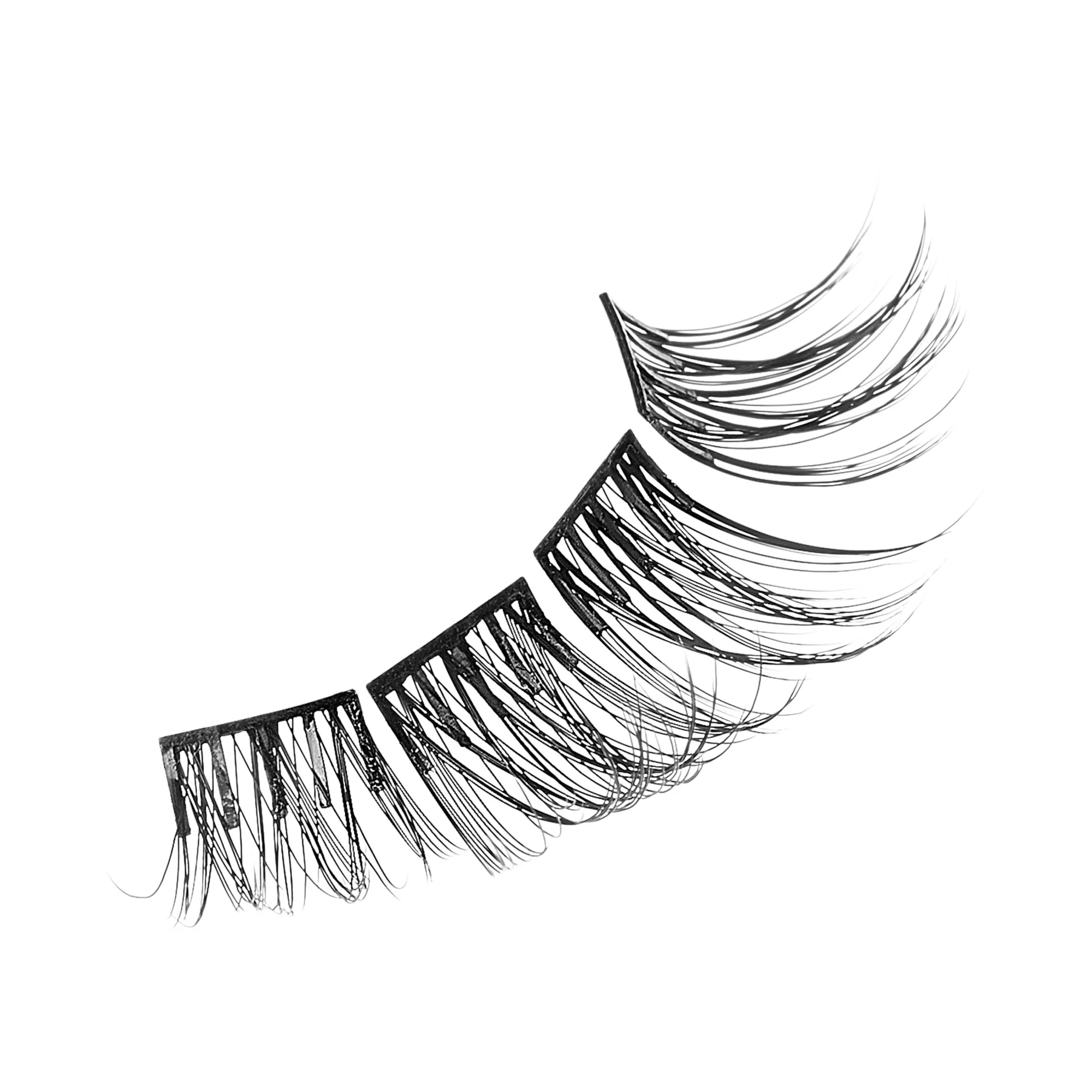 imPRESS Falsies Self Adhesive Eyelashes Refills 30 Clusters - Wispy - Image 7