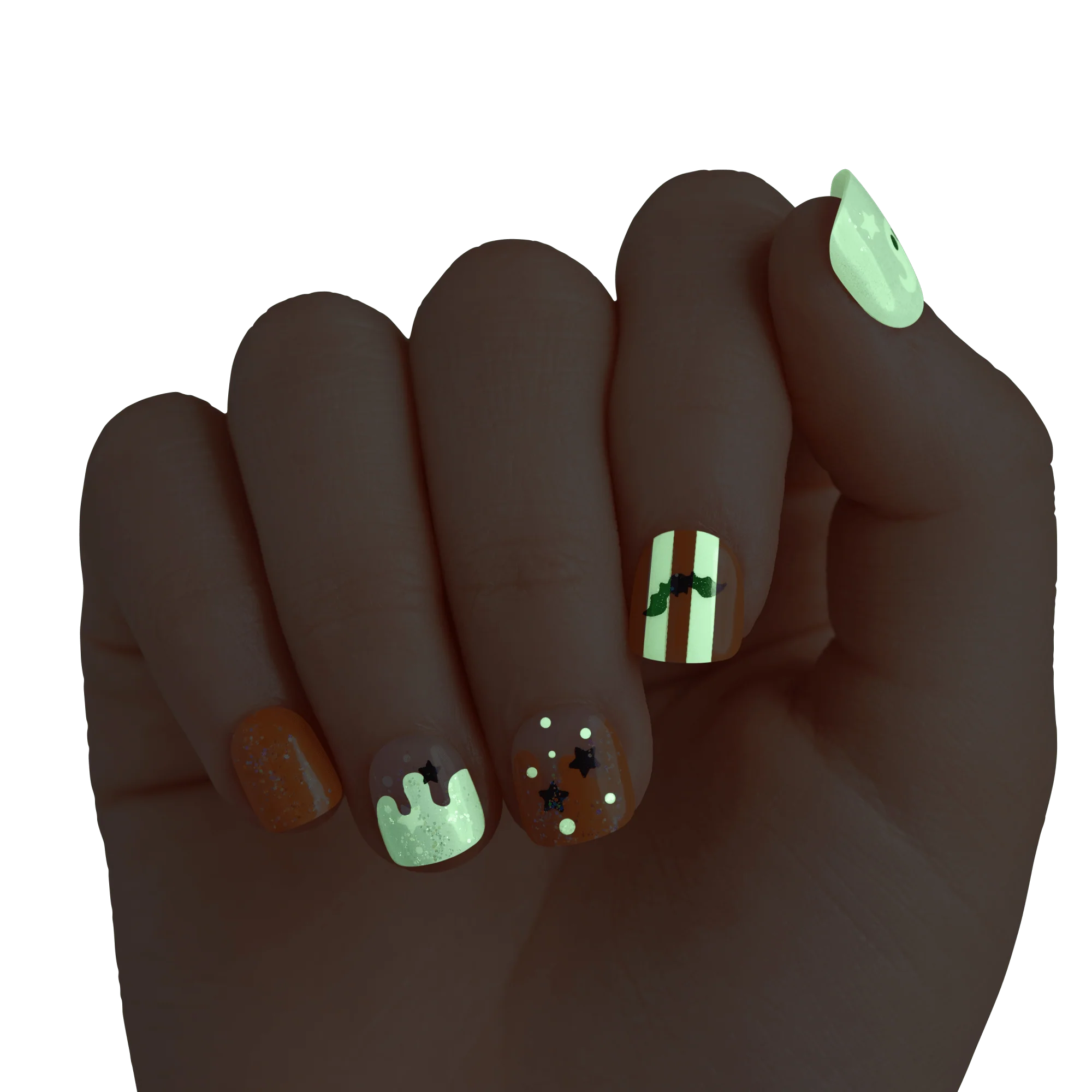 imPRESS Halloween Kids Press On Nails - Oh My Gourd - Image 6
