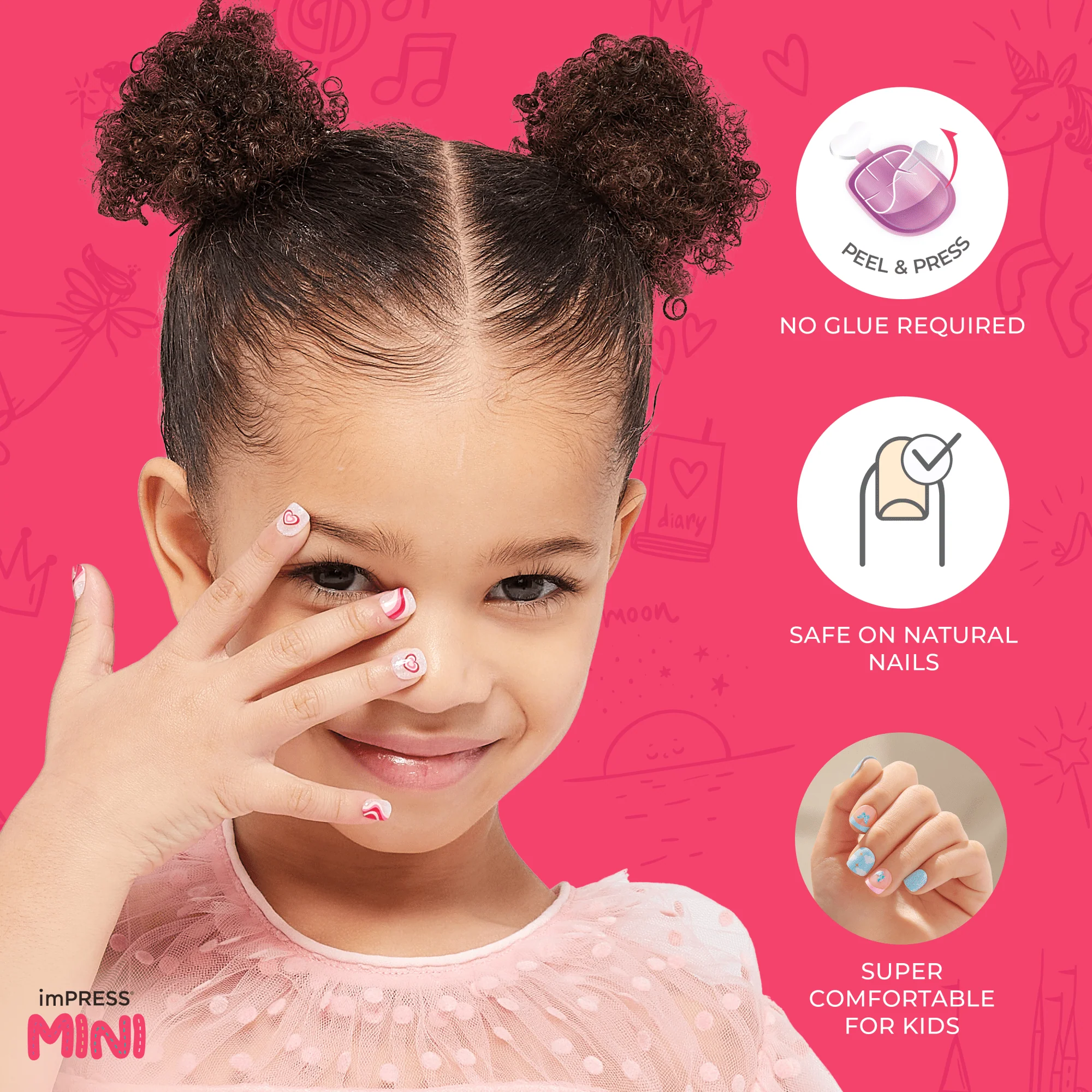 imPRESS Kids Press On Nails - Berry Cute - Image 7