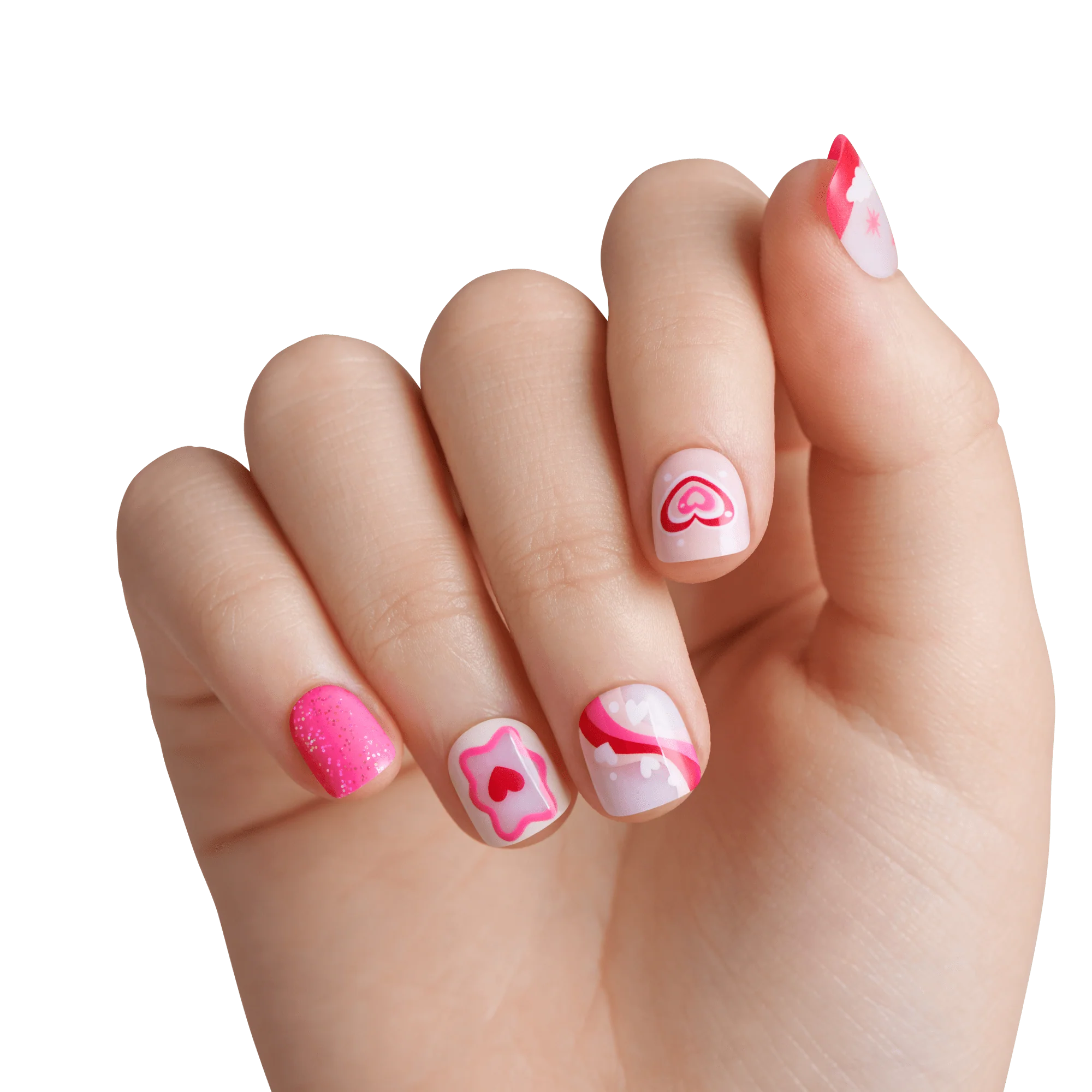 imPRESS Kids Press On Nails - Heart Wings - Image 3