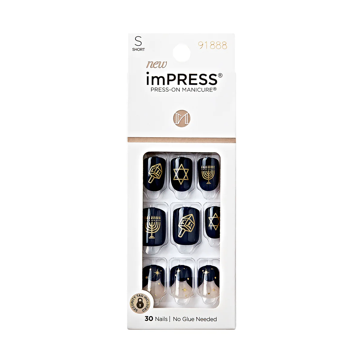 imPRESS Limited-Edition Hanukkah Press On Nails – 8 Nights - Image 4