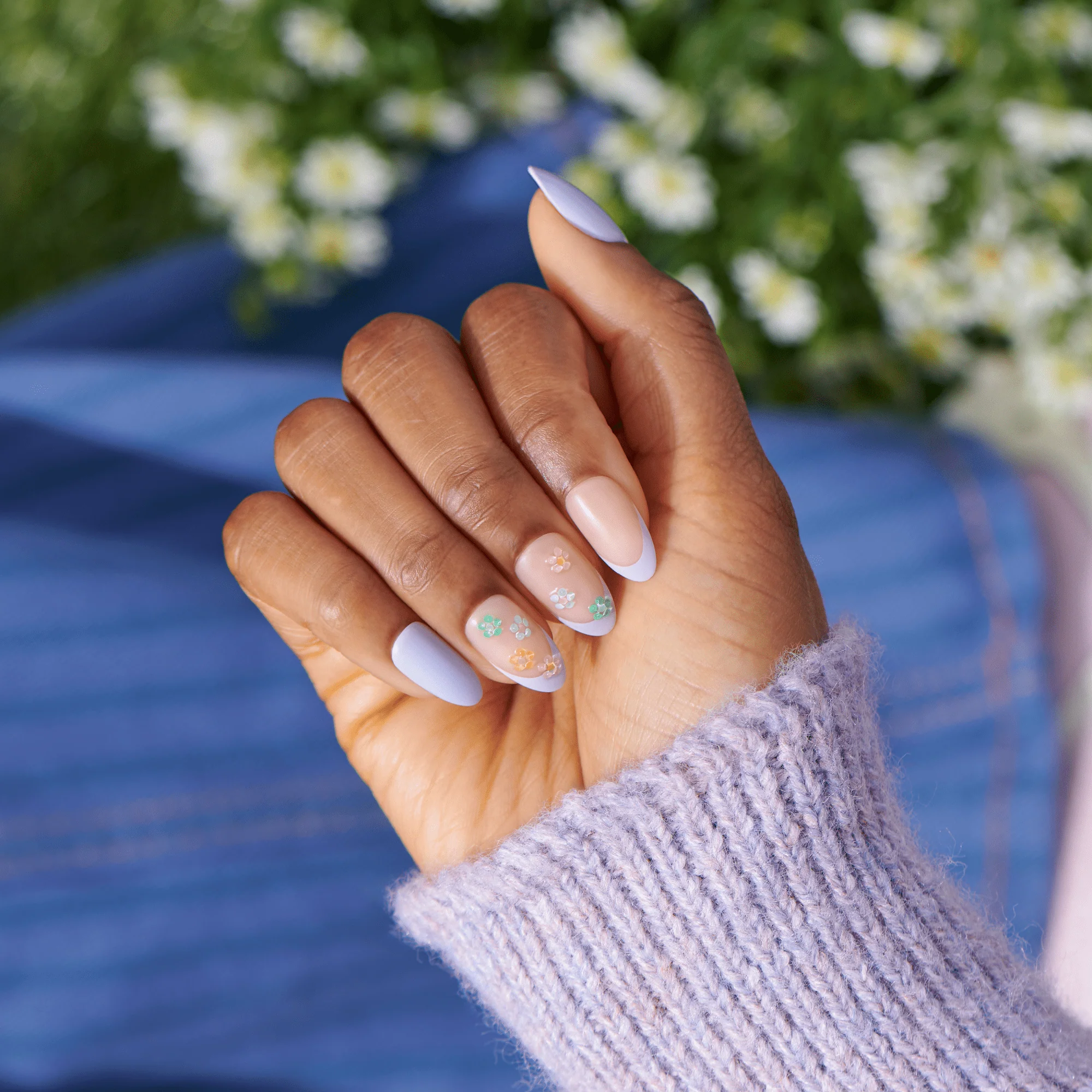 imPRESS Design Press On Nails - Pastel Bloom - Image 2