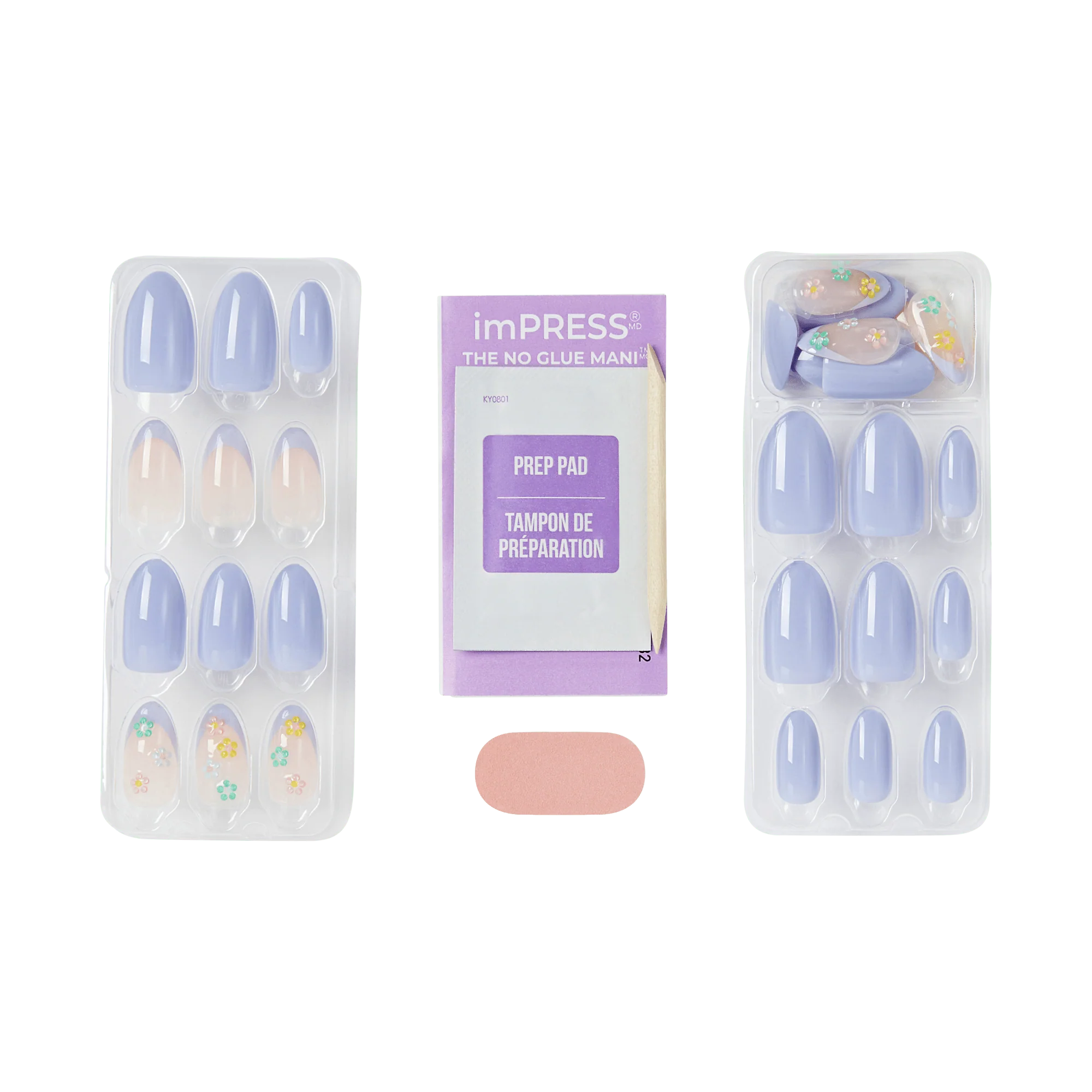 imPRESS Design Press On Nails - Pastel Bloom - Image 5