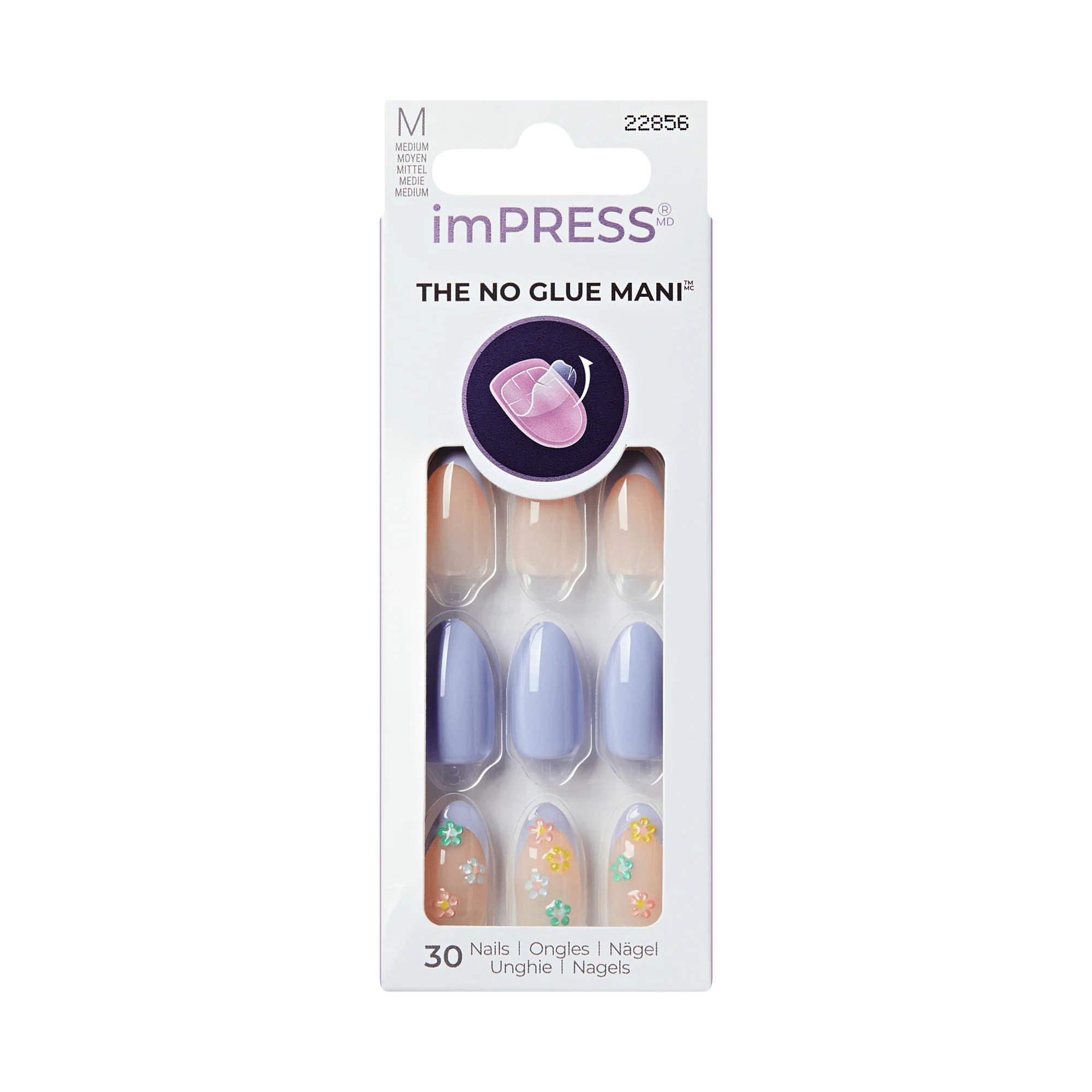 imPRESS Design Press On Nails - Pastel Bloom - Image 7