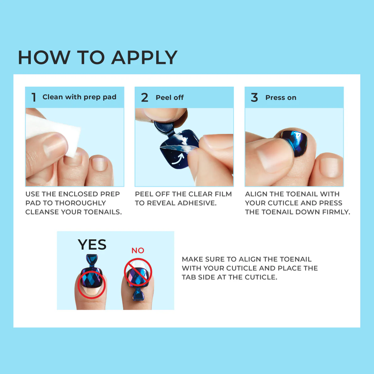imPRESS Press-On Pedicure - White Sky - Image 4