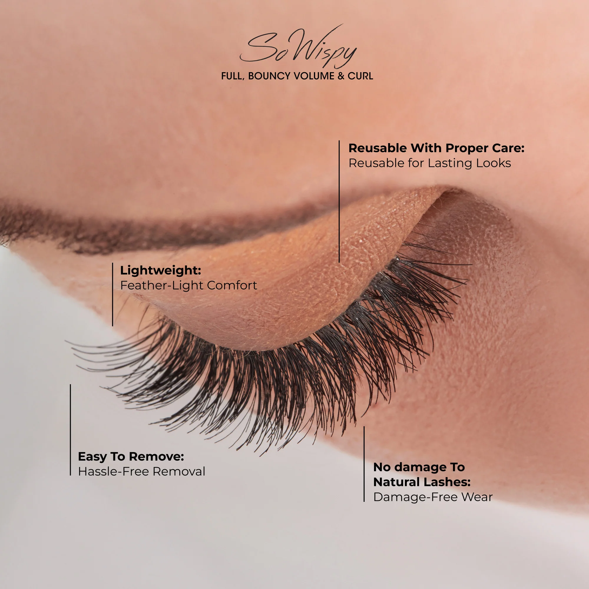 KISS So Wispy False Eyelashes Multipack - Pixie - Image 7