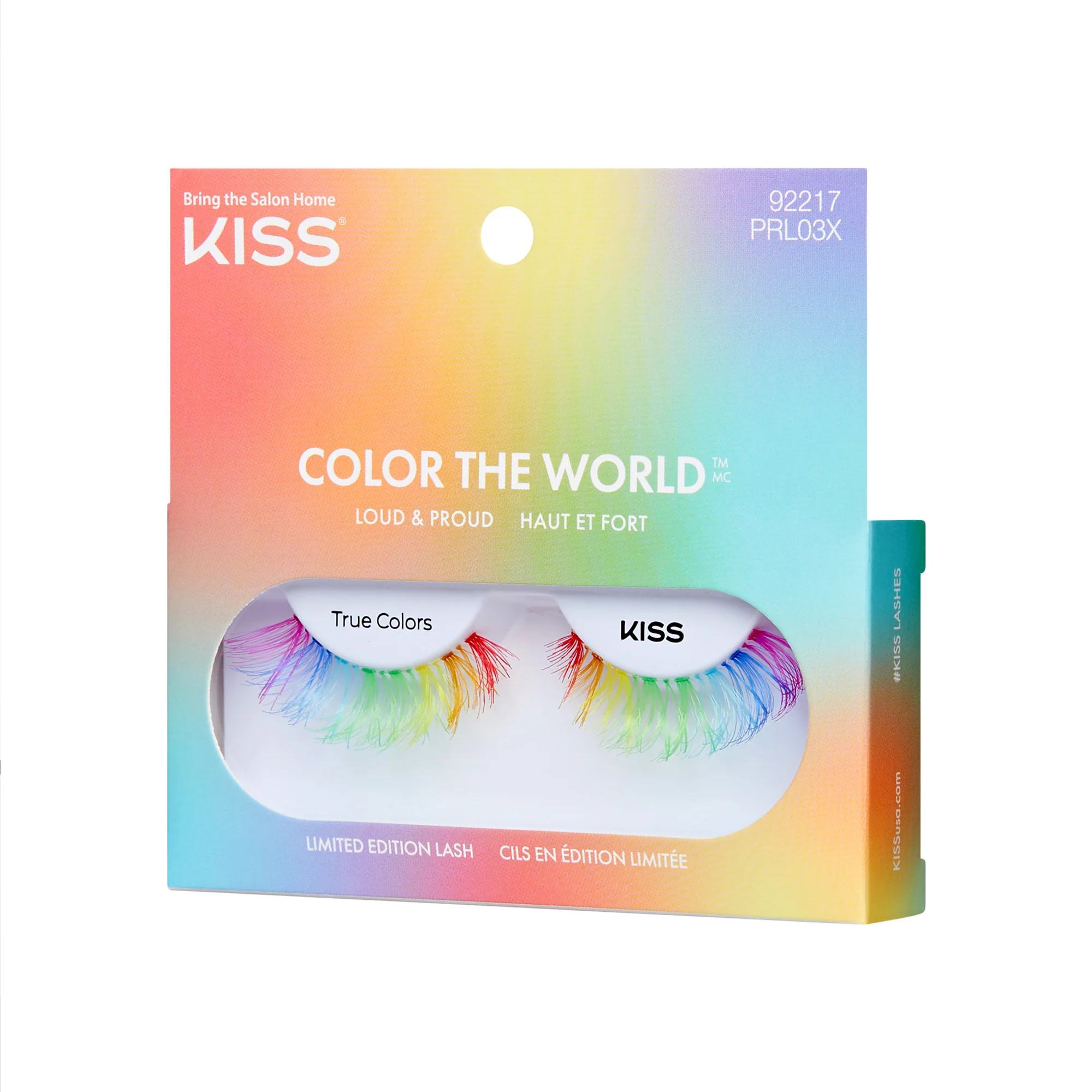 KISS 'Color The World' Pride False Eyelashes – True Colors