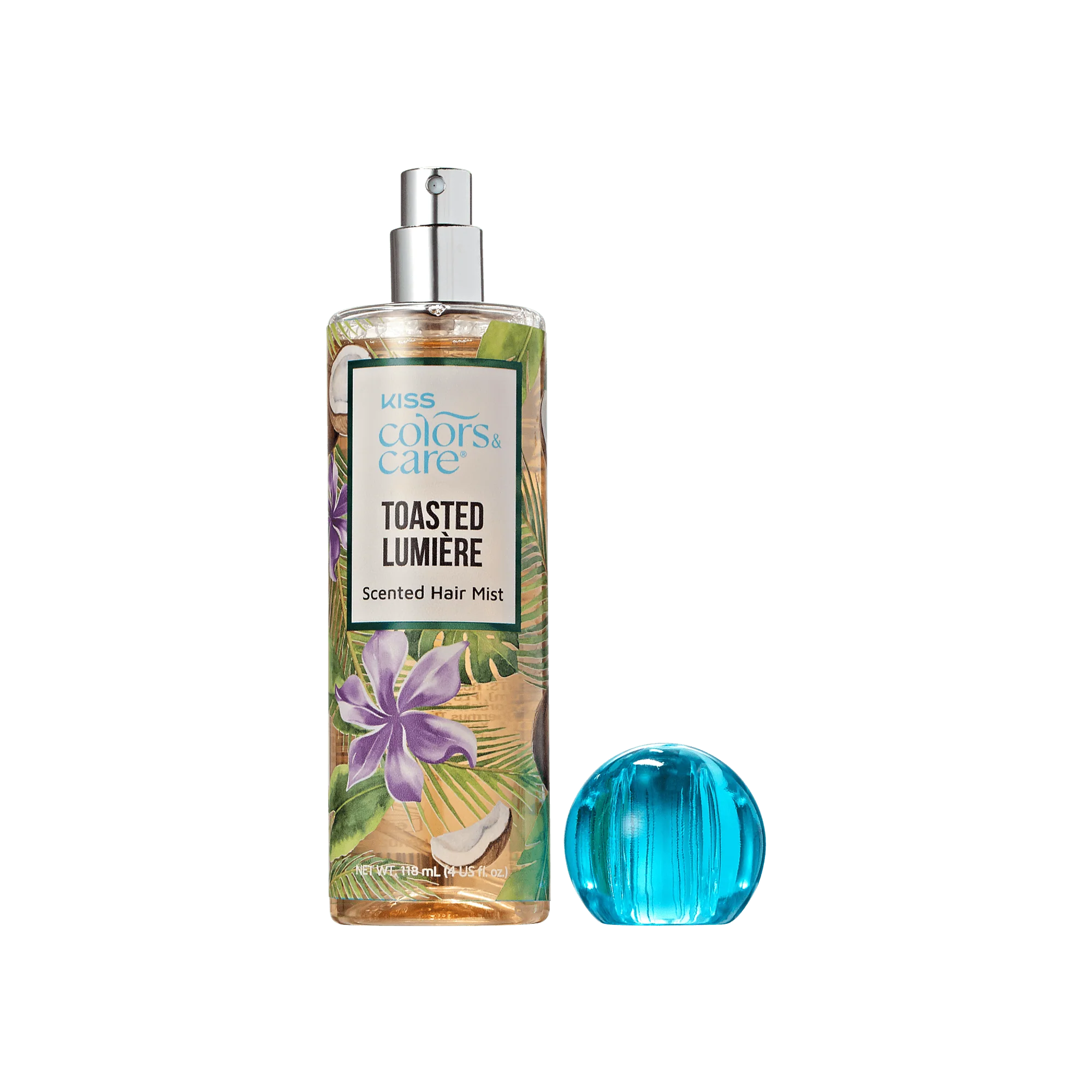 KISS Colors & Care Clean Fragrance Hair Veil Mist, 4 oz. - Toasted Lumière - Image 2
