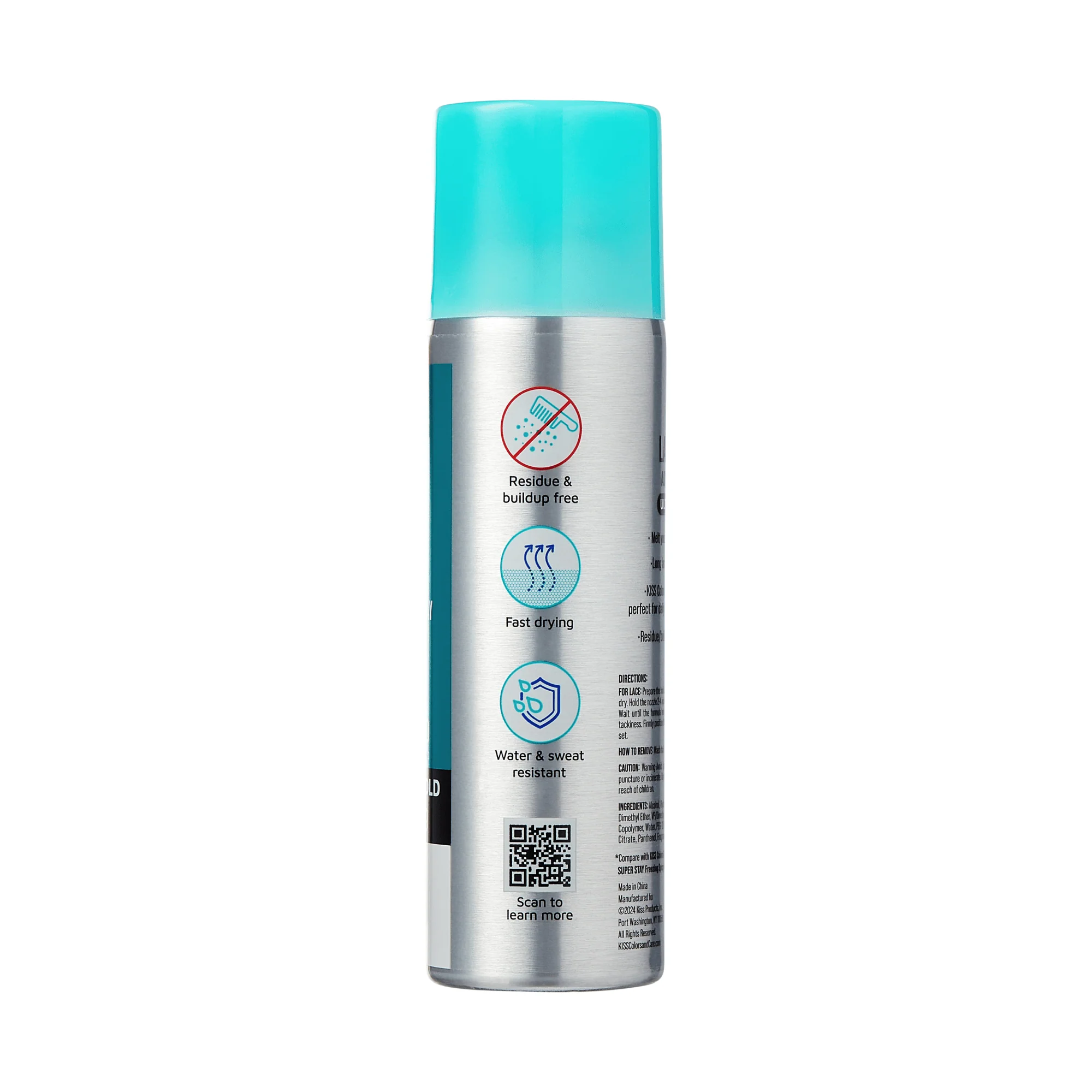 KISS Colors & Care Lace Bond Adhesive Spray Ultimate Hold, 6 oz. - Image 4