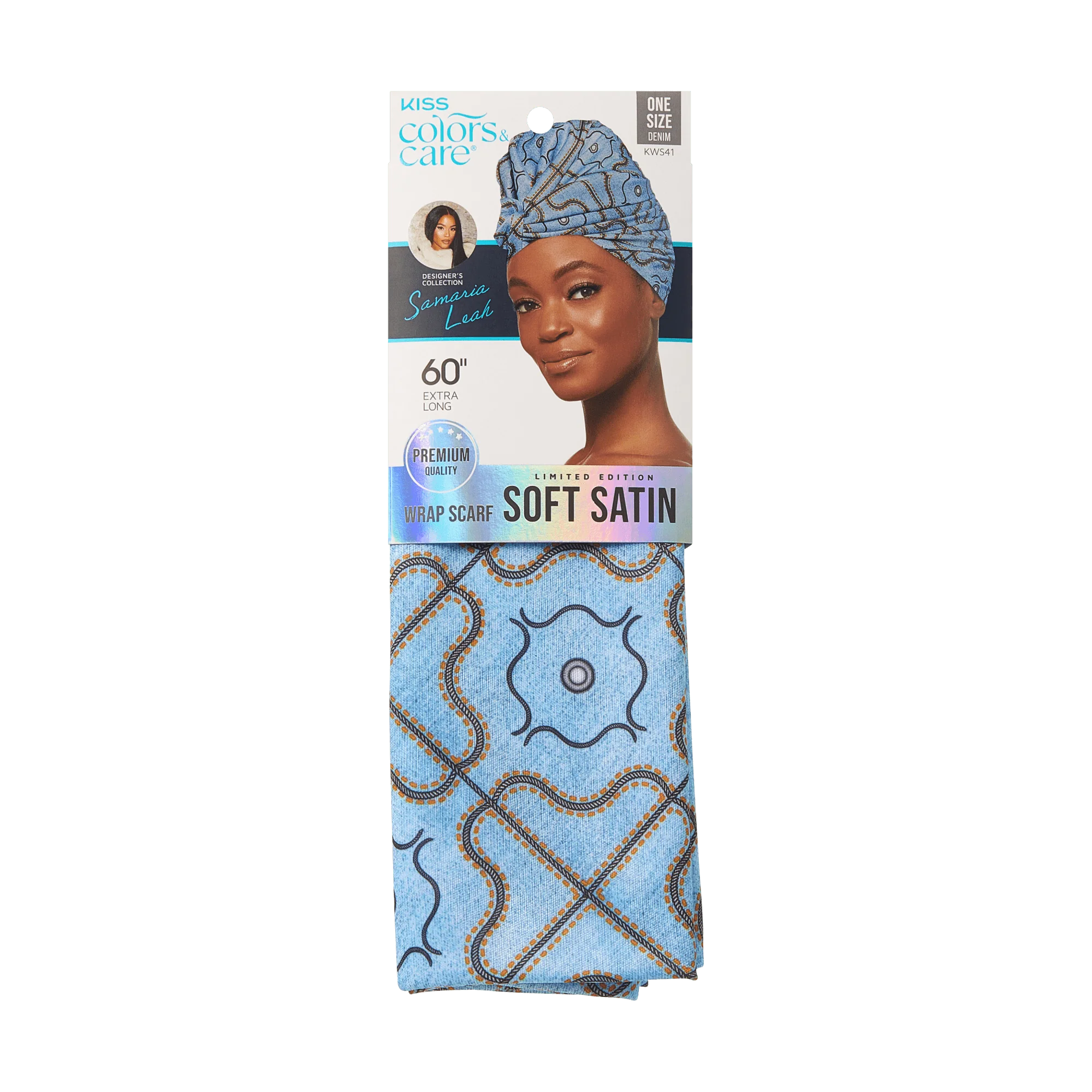 KISS Colors & Care Limited Edition BIFC Satin Wrap Scarf - Samaria Leah
