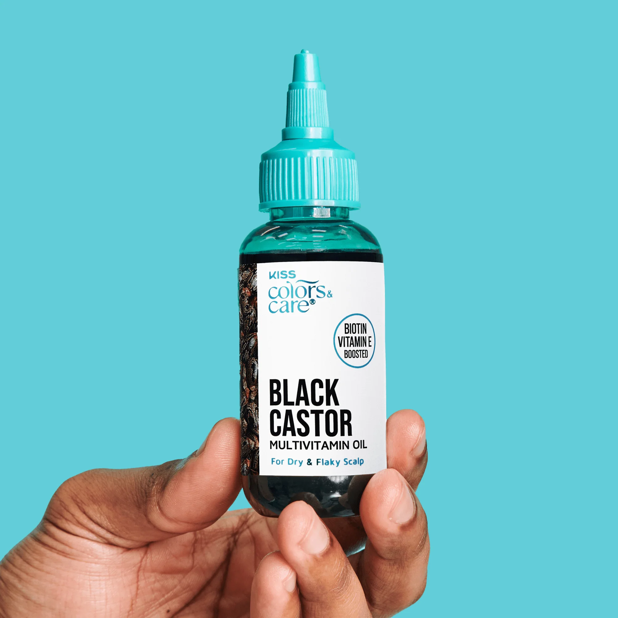 KISS Colors & Care Multivitamin Oil - Black Castor - Image 3