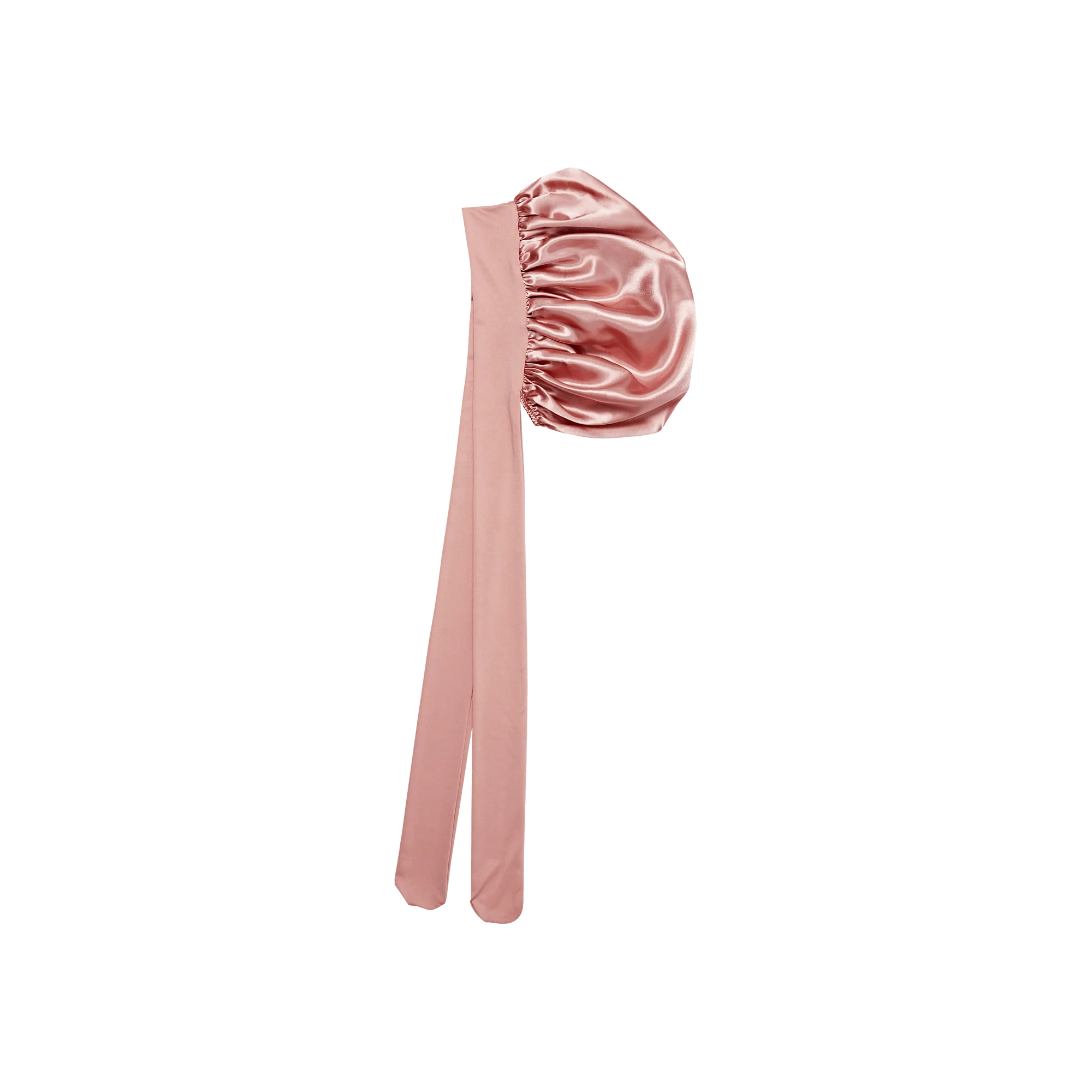 KISS Colors & Care Silky Satin Tie Band Bonnet, Pink, X-Large - Image 5