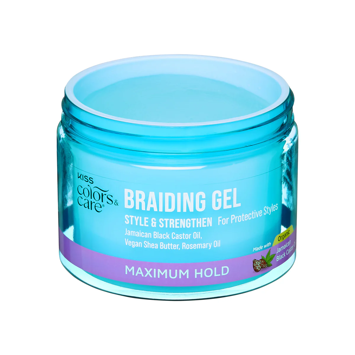 KISS Colors & Care Braiding Gel, Maximum Hold, 6 oz. - Image 4