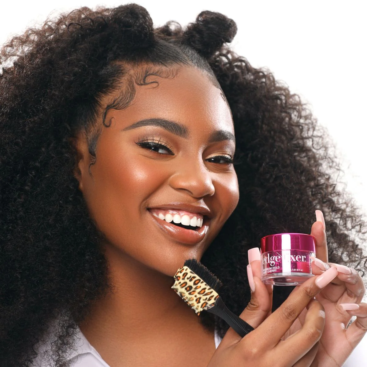 KISS Colors & Care Edge Fixer 30mL - Very Cherry - Image 2