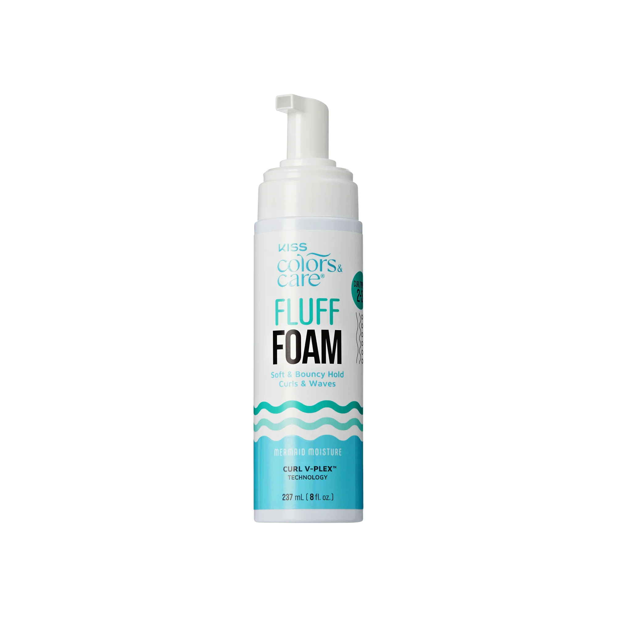 KISS Colors & Care Fluff Foam Hair Mousse, Soft & Bouncy Hold - 8 fl oz - Image 7