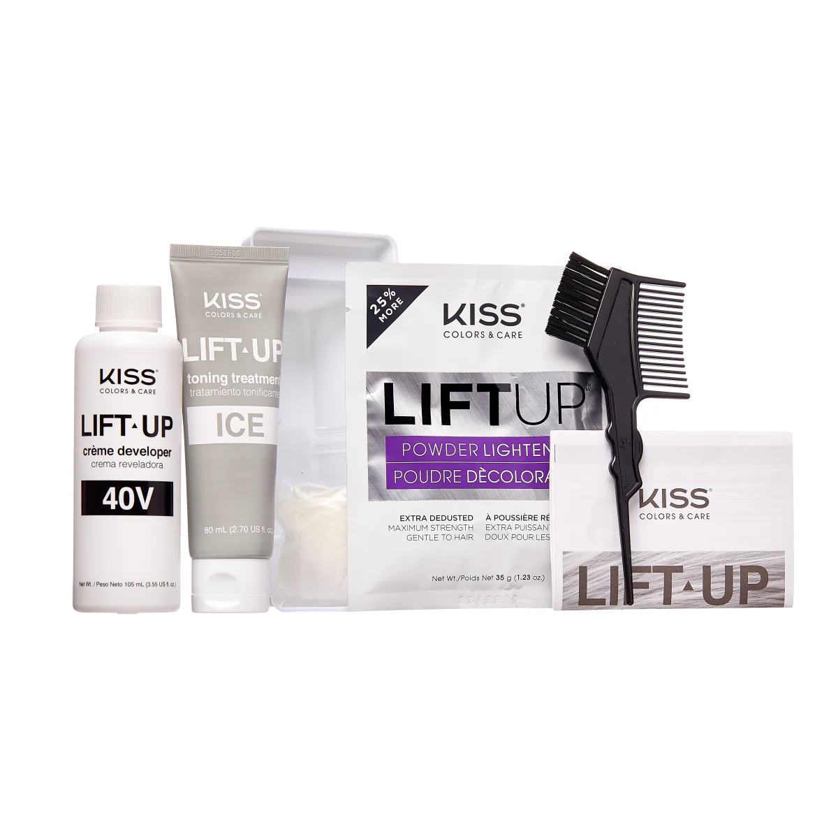 KISS LIFT UP COMPLETE BLEACH & TONE KIT – ICE - Image 3