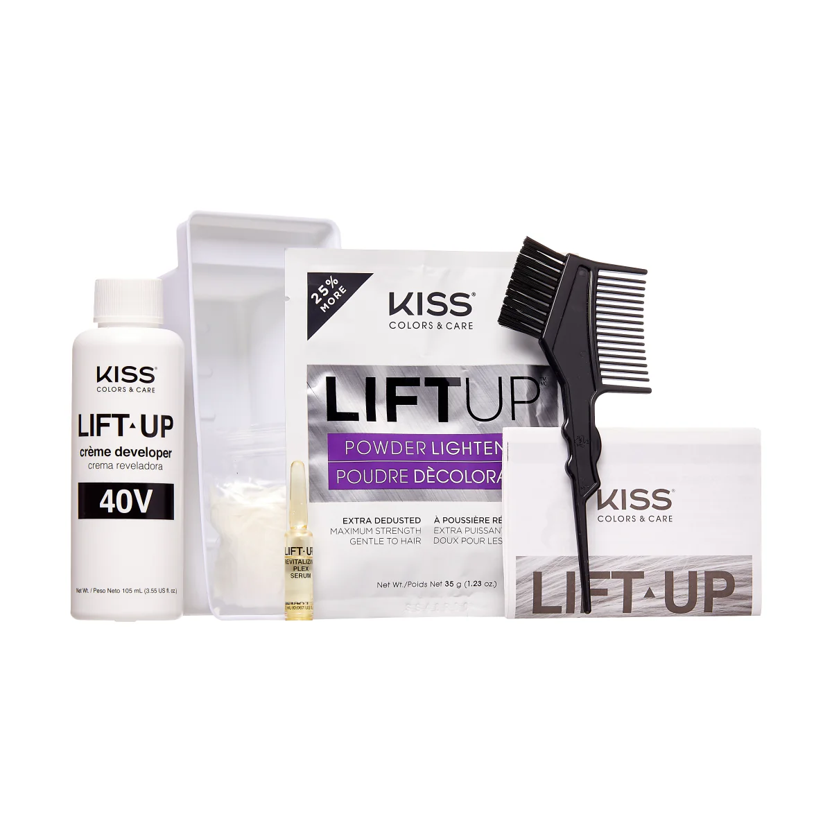 KISS LIFT UP COMPLETE BLEACH & SERUM KIT - Image 3