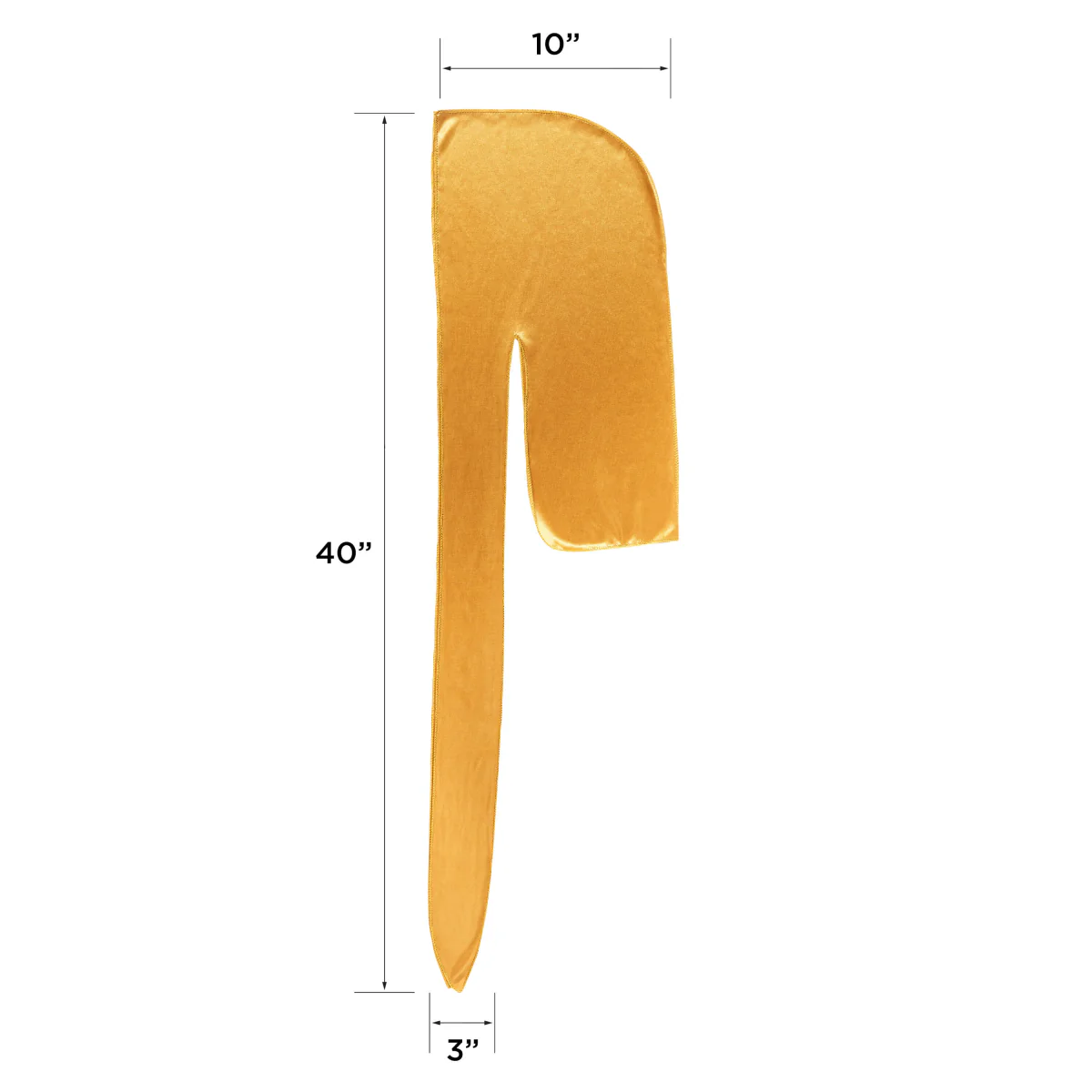 Power Wave Satin Durag Gold - Image 4