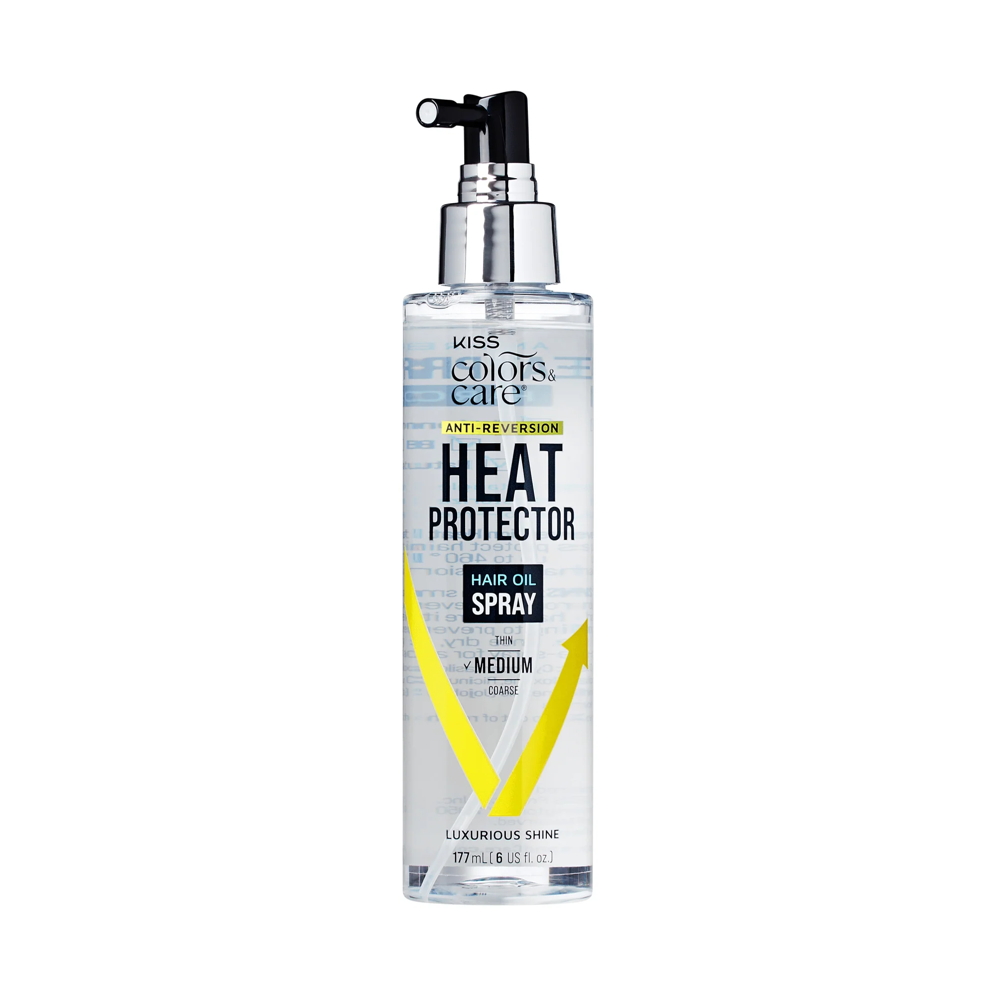 KISS Colors & Care Anti-Reversion Heat Protector Hair Oil Spray - Image 4